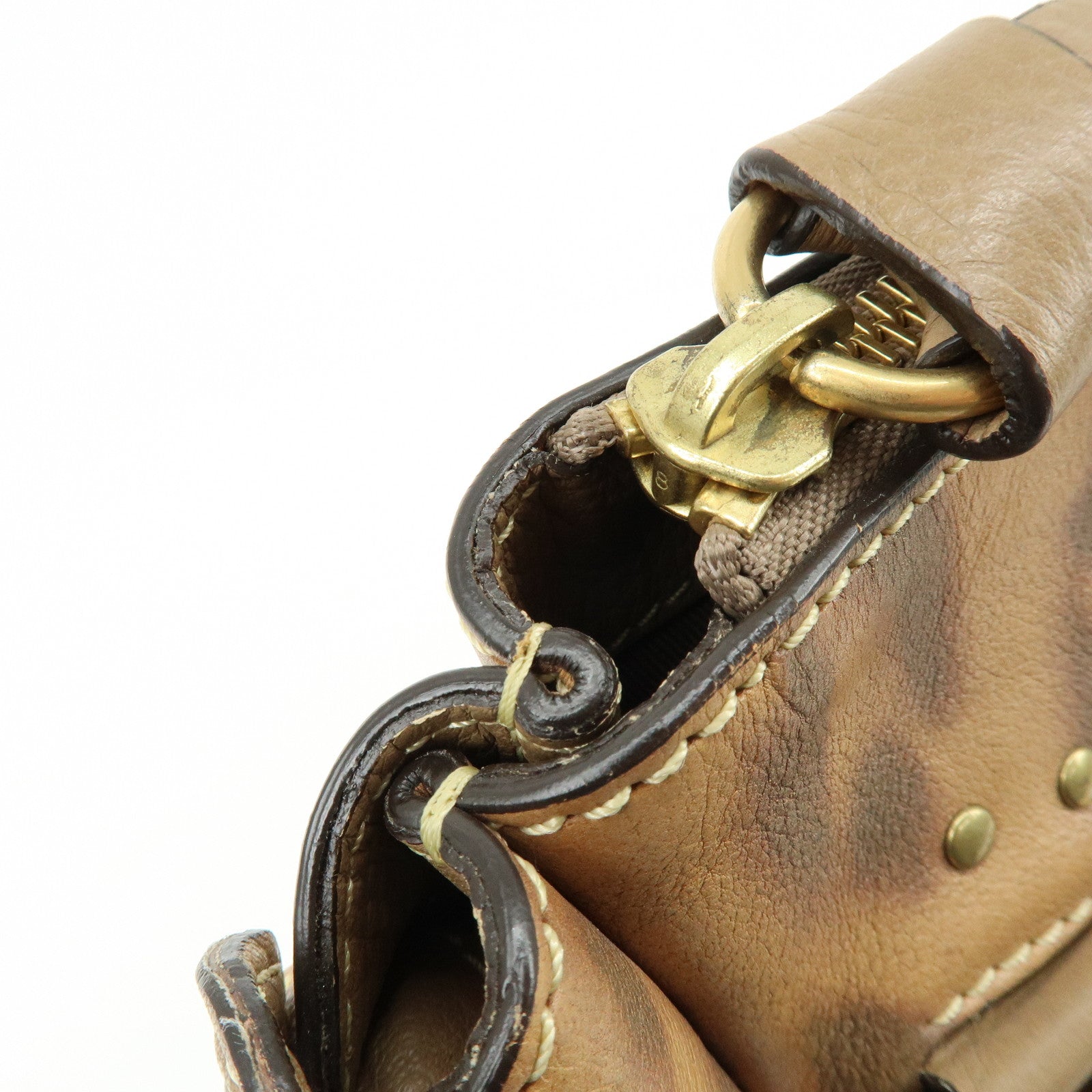 Chloe Marcie Leather Hand Bag Leopard Brown Limited Edition