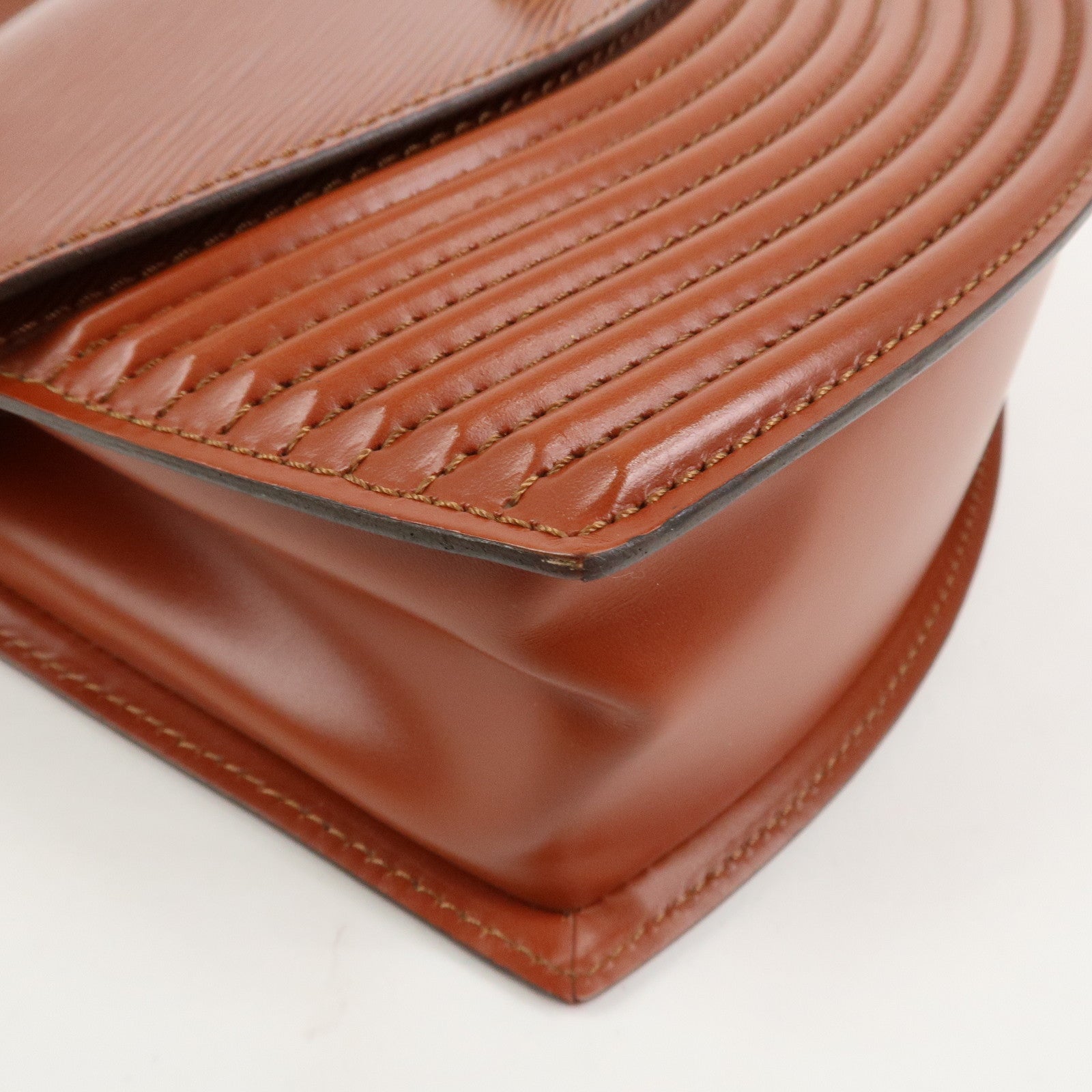 Louis Vuitton Epi Tilsit Shoulder Hand Bag Kenya Brown M52483