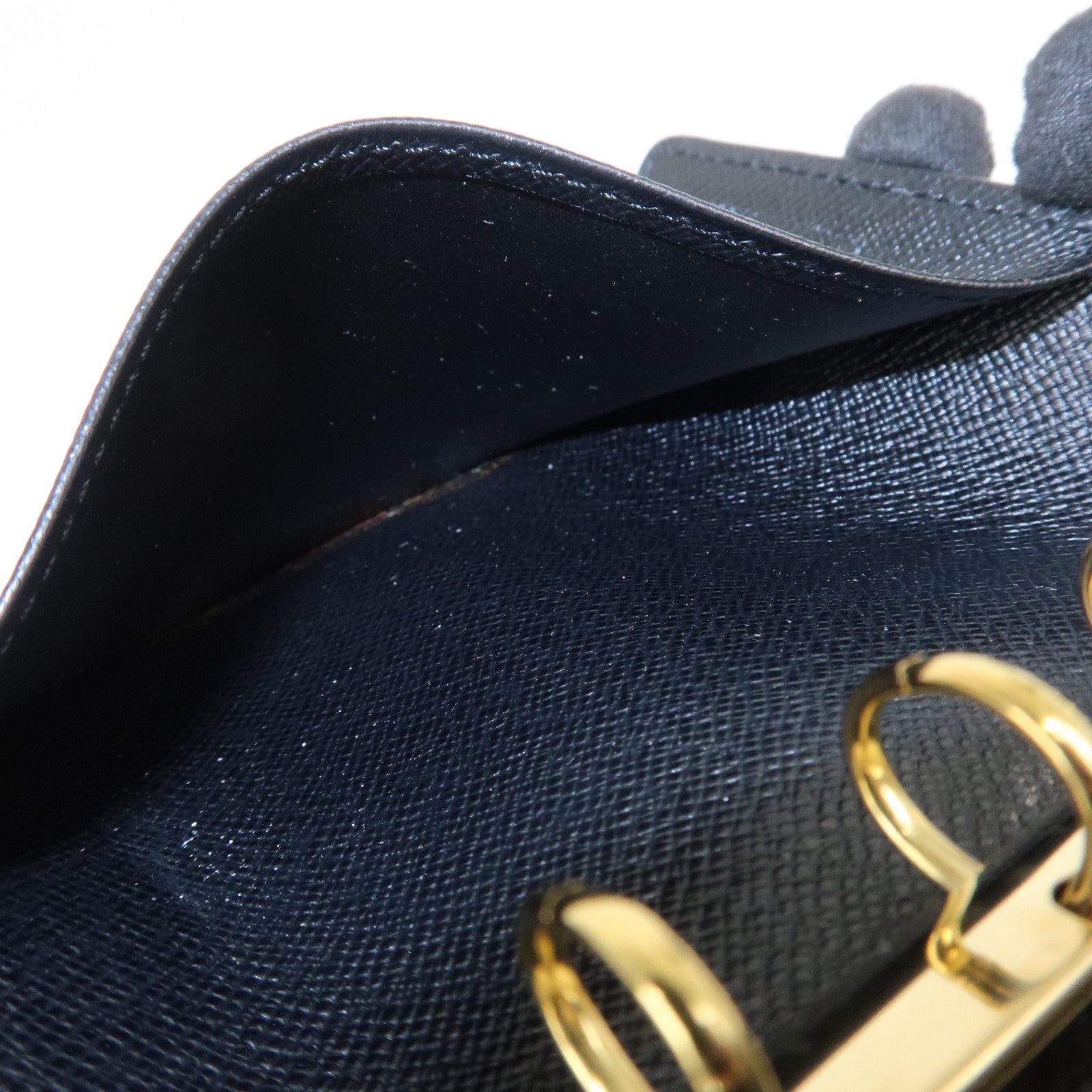 Louis Vuitton Epi Agenda PM Planner Cover Noir R20052