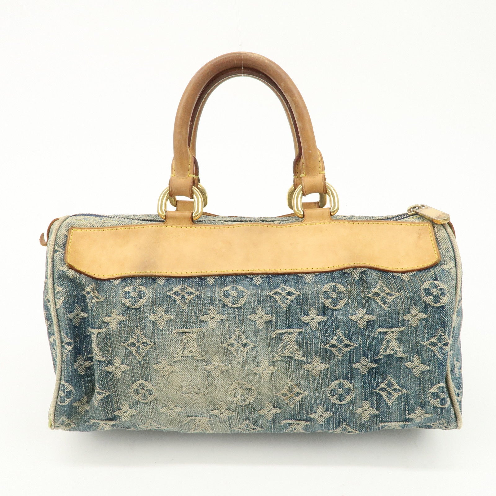 Louis Vuitton Monogram Denim Neo Speedy Boston Bag Blue M95019