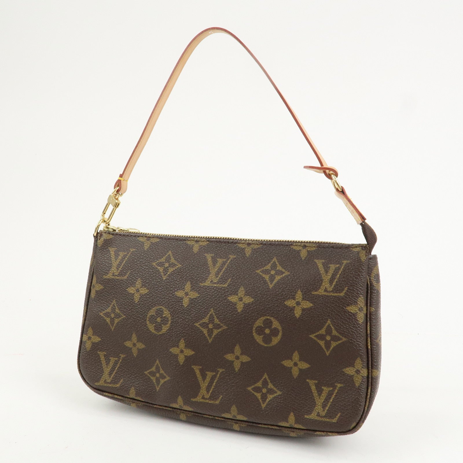 Louis Vuitton Monogram Pochette Accessoires Pouch Hand Bag M51980