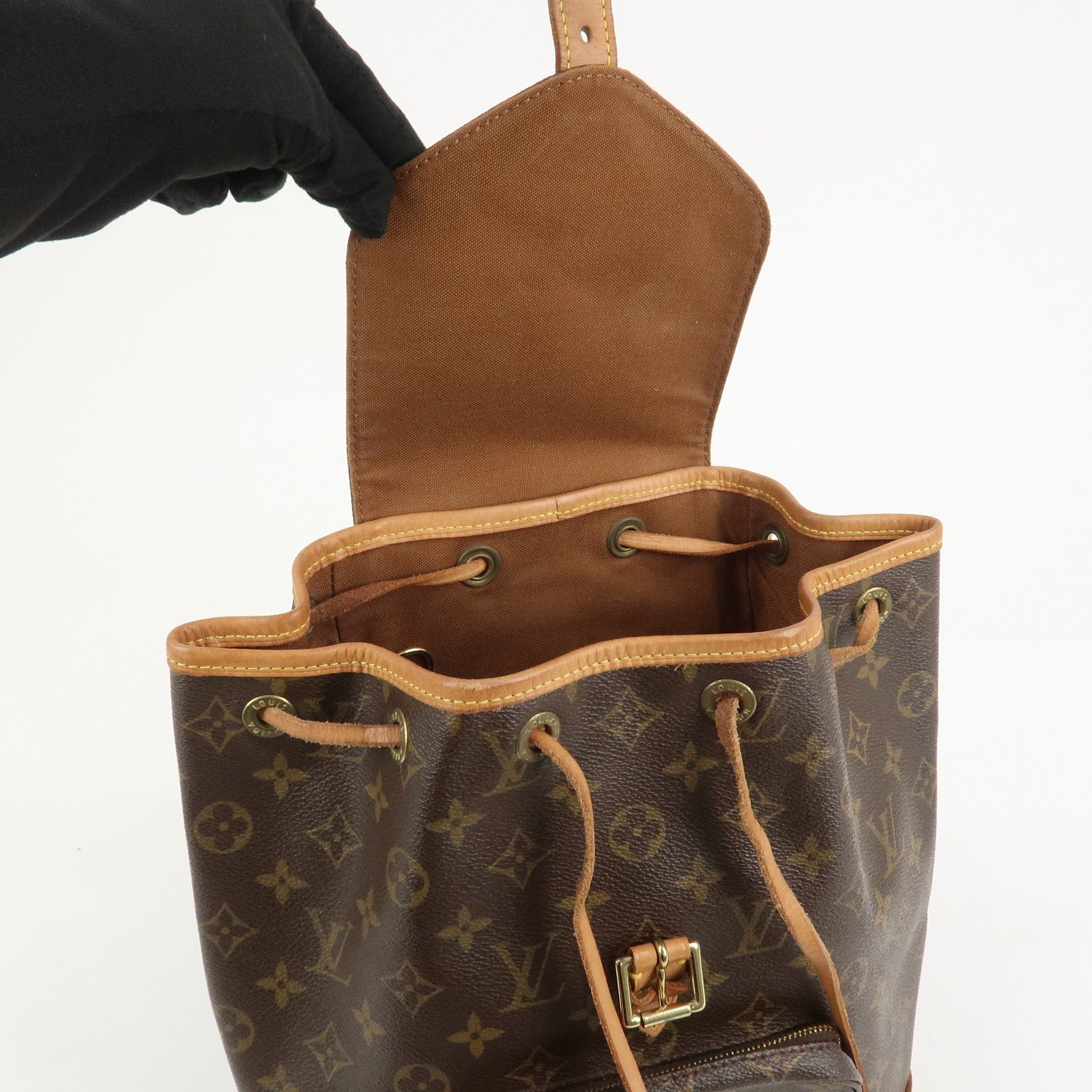 Louis Vuitton Monogram Montsouris MM Backpack Brown M51136