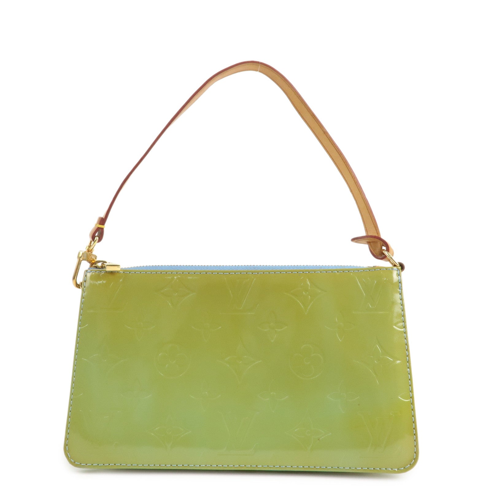 Louis Vuitton Monogram Vernis Lexington Hand Bag Baby Blue M91011