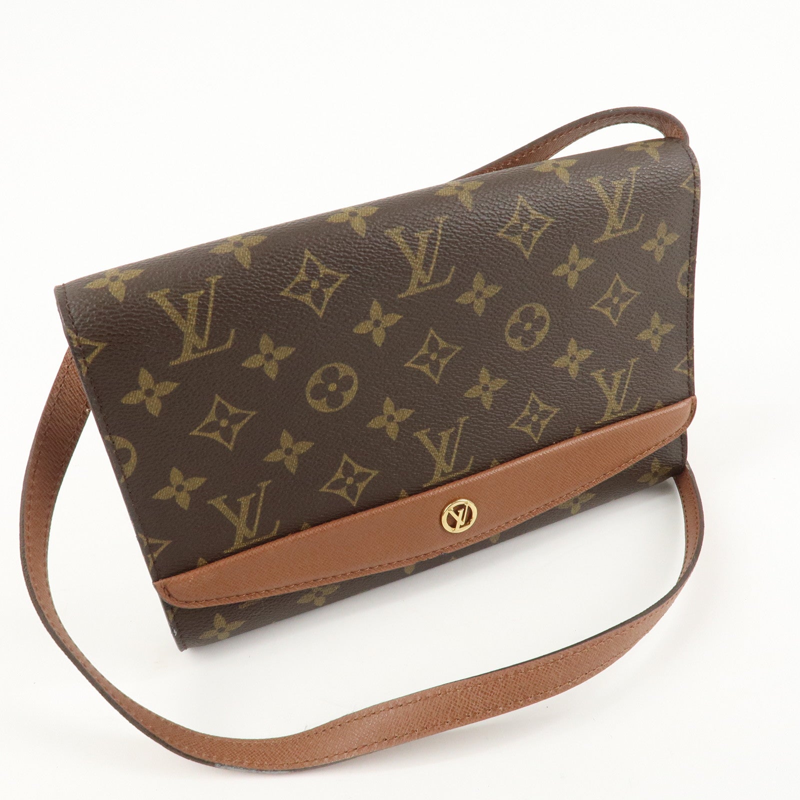 Louis Vuitton Monogram Bordeaux 24 Shoulder Bag Hand Bag M51798 Used