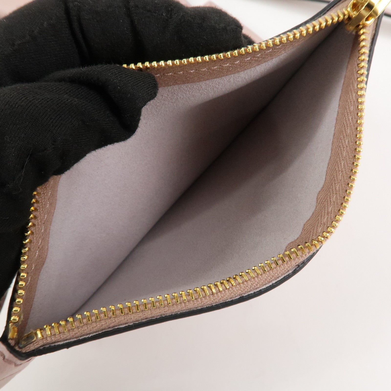 MIU MIU Leather Flower Tote Bag Shoulder Bag Pink 5BG054