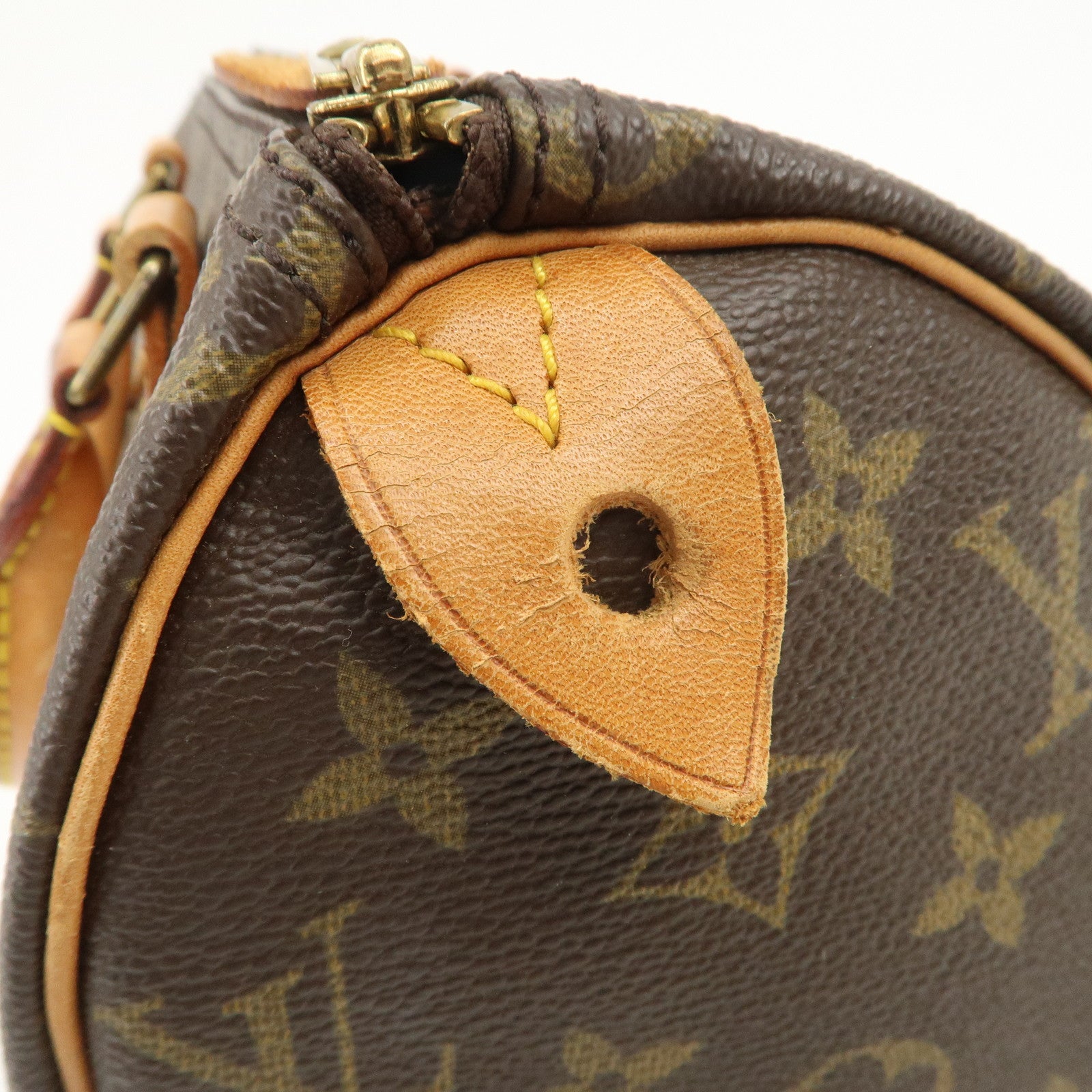 Louis Vuitton Monogram Speedy 25 Boston Bag Hand Bag Brown M41528