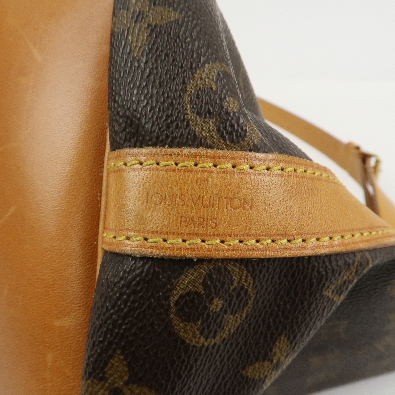 Louis Vuitton Monogram Petit Noe Shoulder Bag Brown M42226