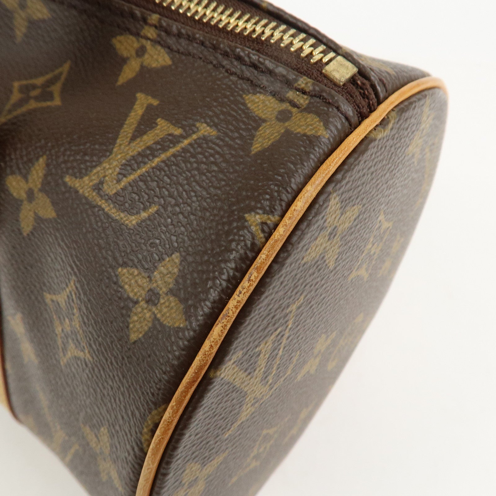 Louis Vuitton Monogram Papillon 30 Hand Bag New Style Brown M51385