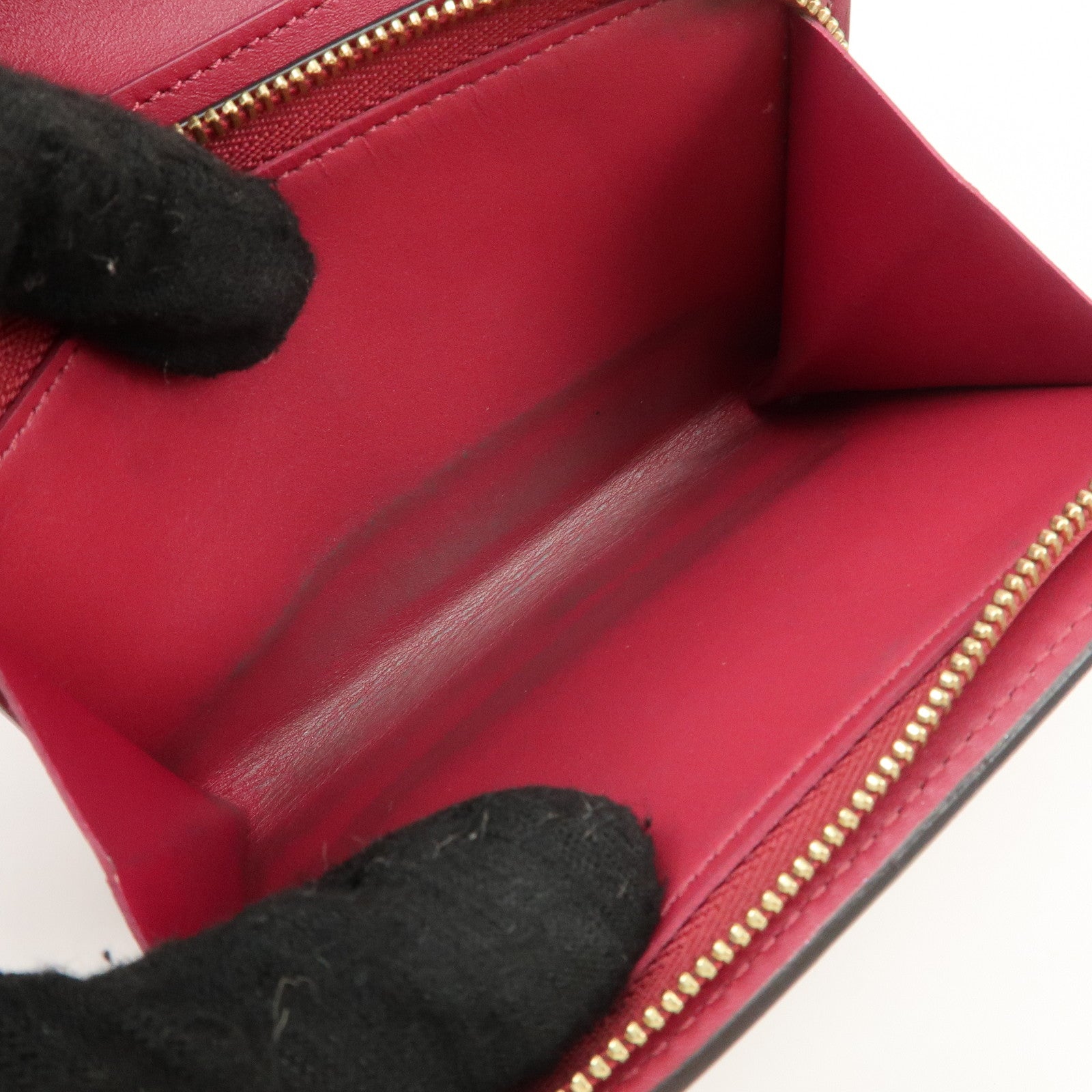 Louis Vuitton Set of 2 Monogram Tri-fold Wallet M64588 M64586 Used