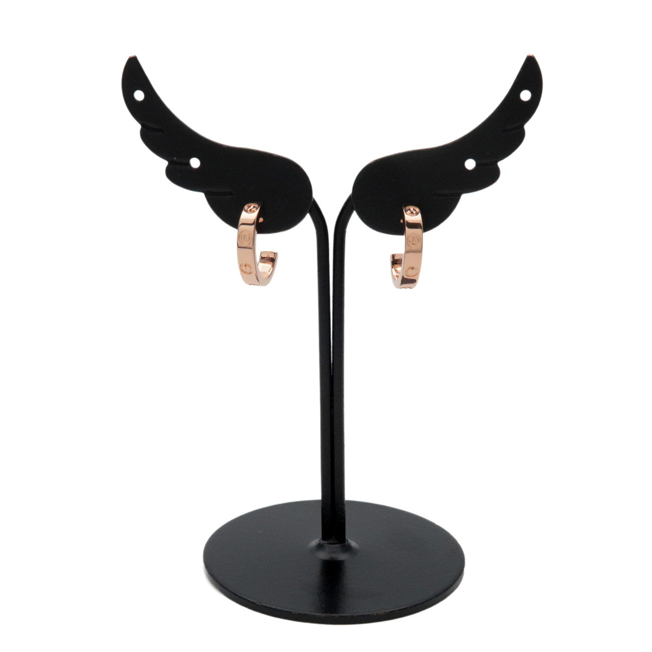 Cartier LOVE Hoop Earrings K18 750PG Rose Gold