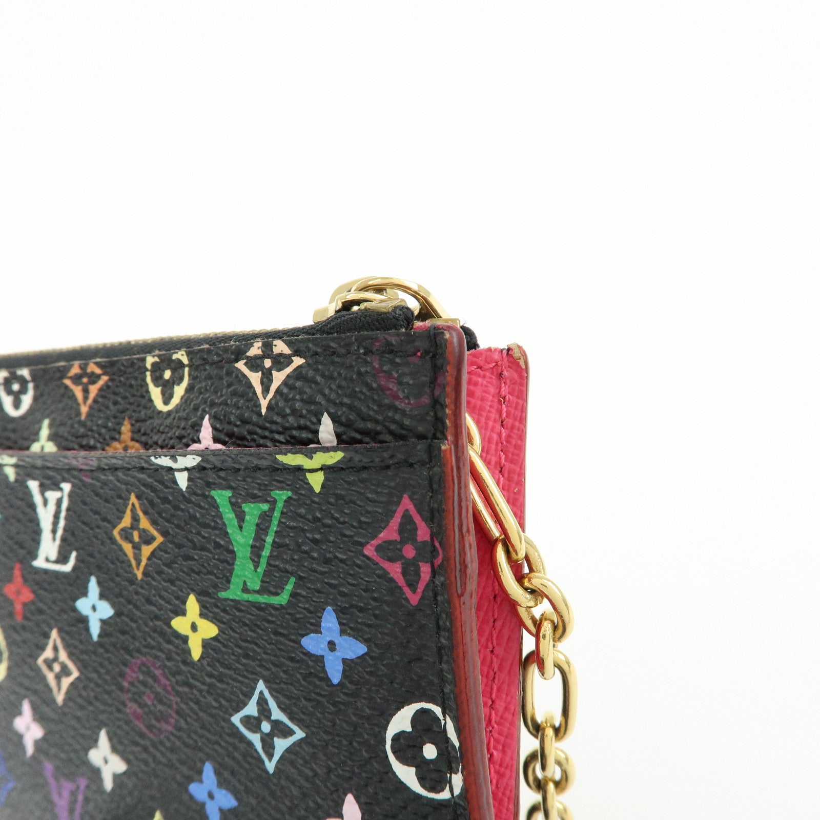 Louis Vuitton Monogram Multicolor Pochette Cles Coin Case M93735