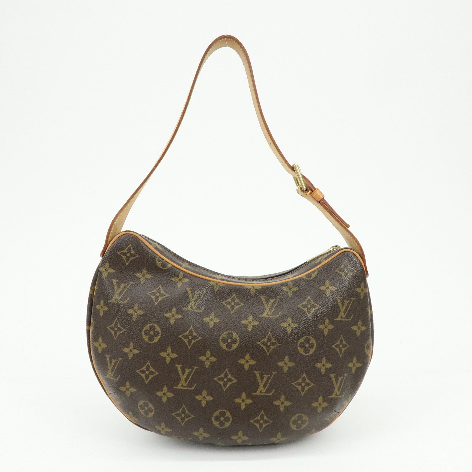 Louis Vuitton Monogram Croissant MM Shoulder Bag Brown M51512