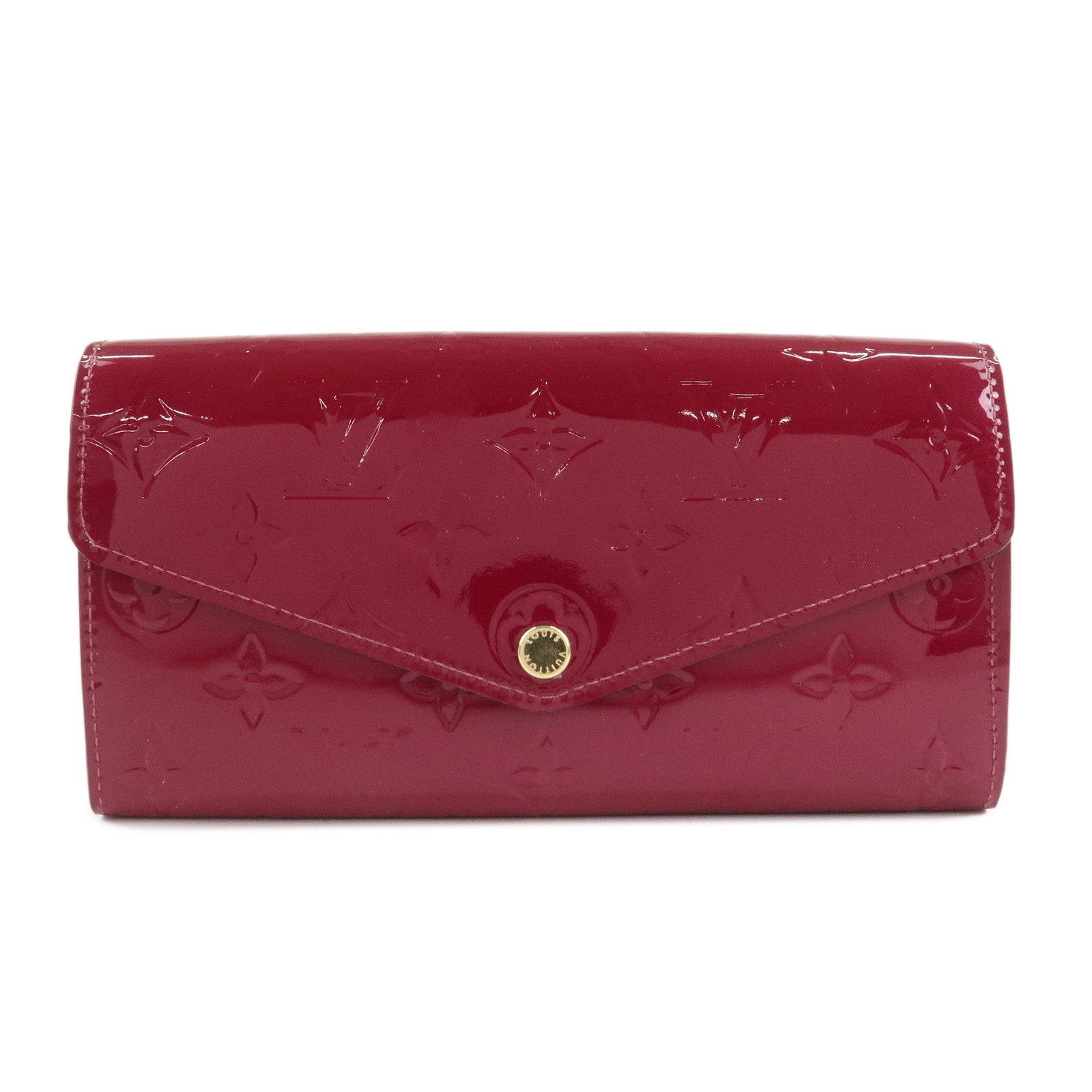 Louis Vuitton Monogram Vernis Portefeuille Sarah Long Wallet M90154 Used