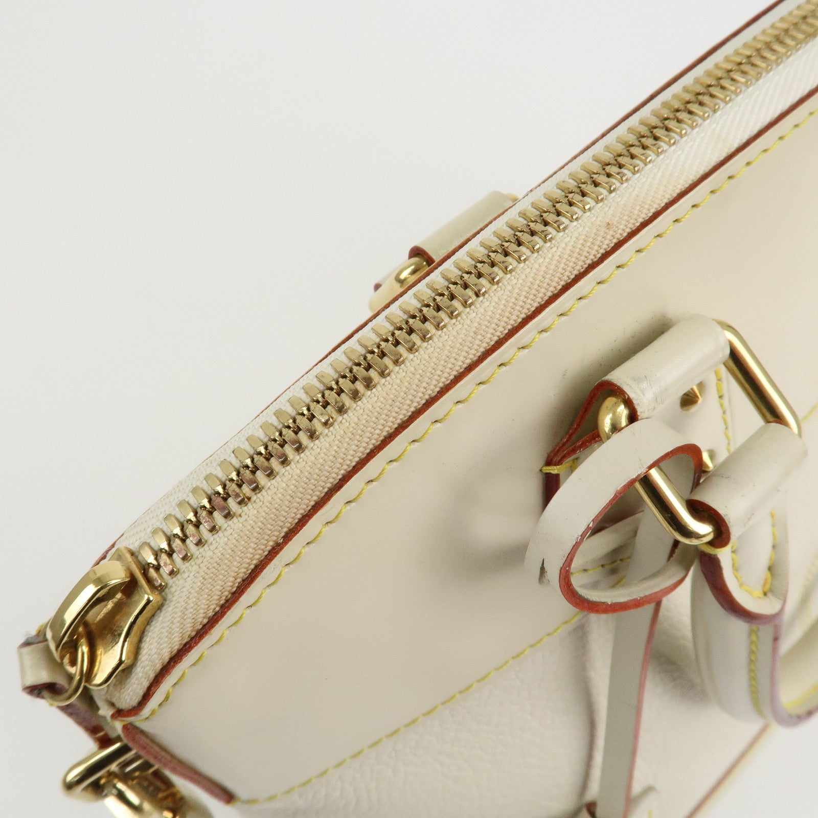 Louis Vuitton Suhari Lockit PM 2Way Hand Shoulder Bag Blanc M91887 Used