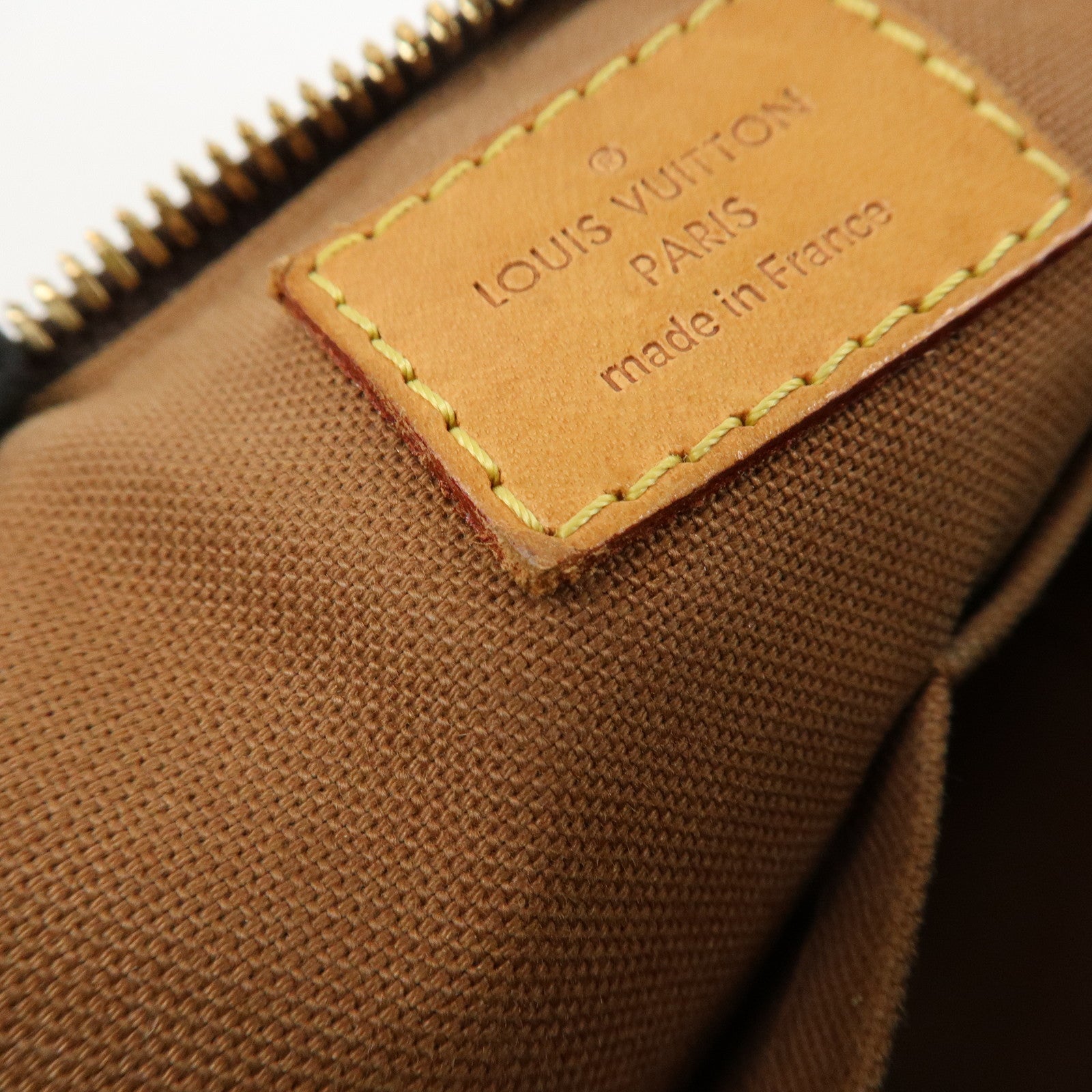 Louis Vuitton Monogram Tivoli PM Hand Bag Shoulder Bag Brown M40143 Used