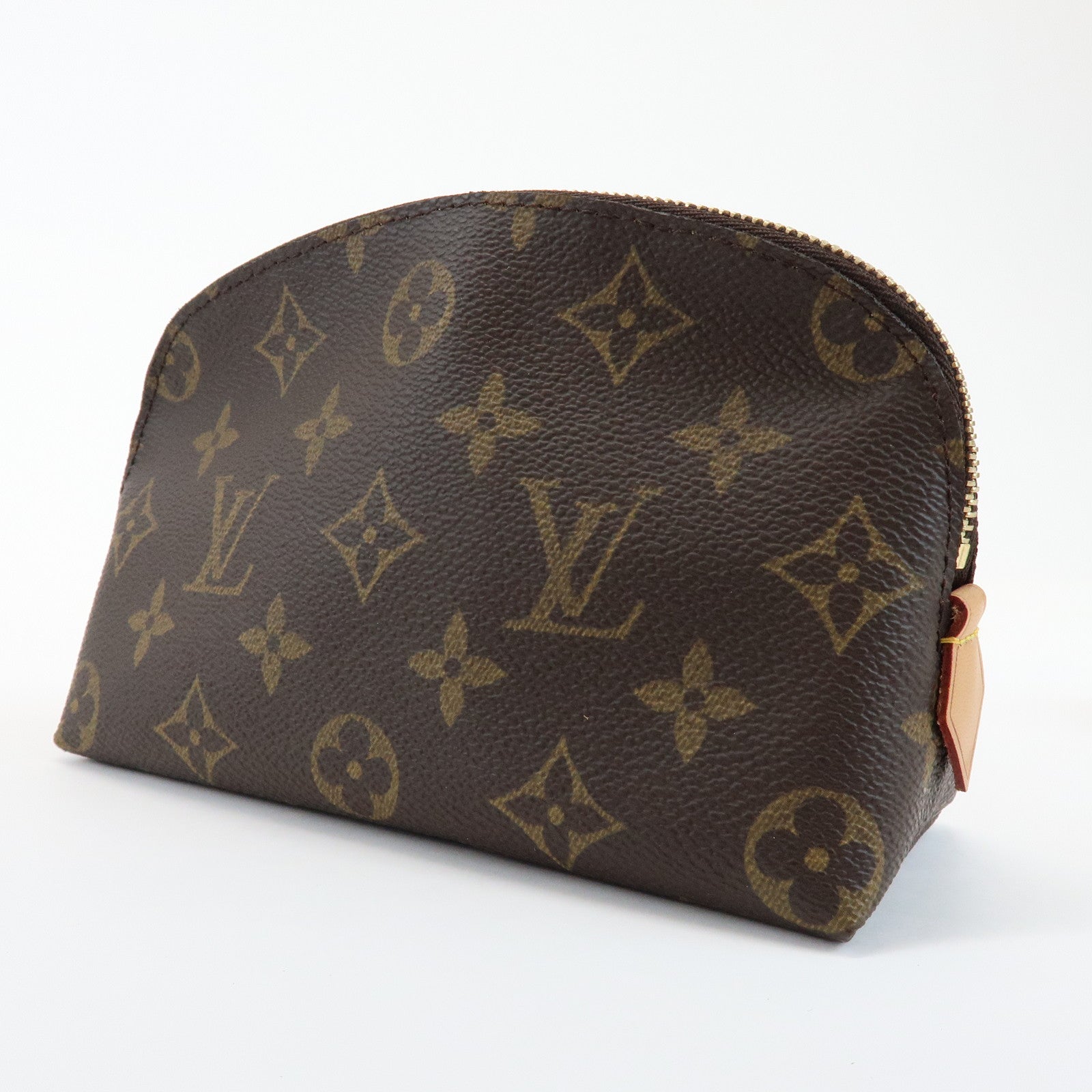 Louis Vuitton Monogram Pochette Cosmetic Pouch Brown M47515