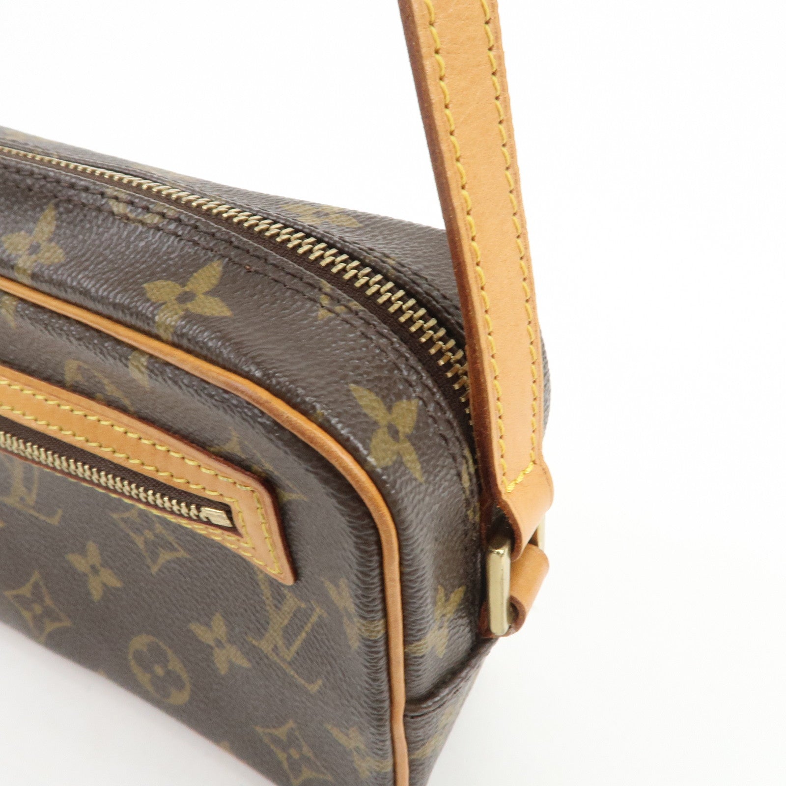 Louis Vuitton Monogram Pochette Cite Shoulder Bag Brown M51183