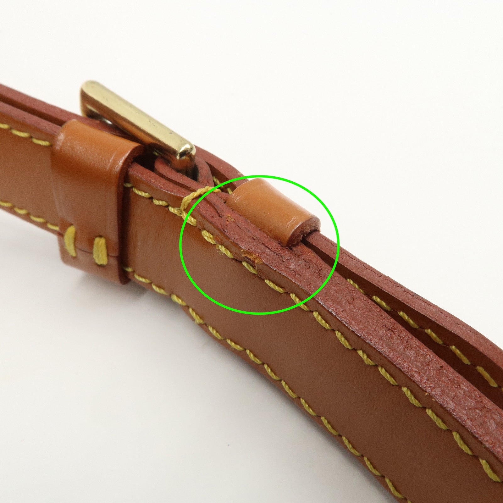 Louis Vuitton Epi Noe Shoulder Bag Zipang Gold Kenya Brown M44028