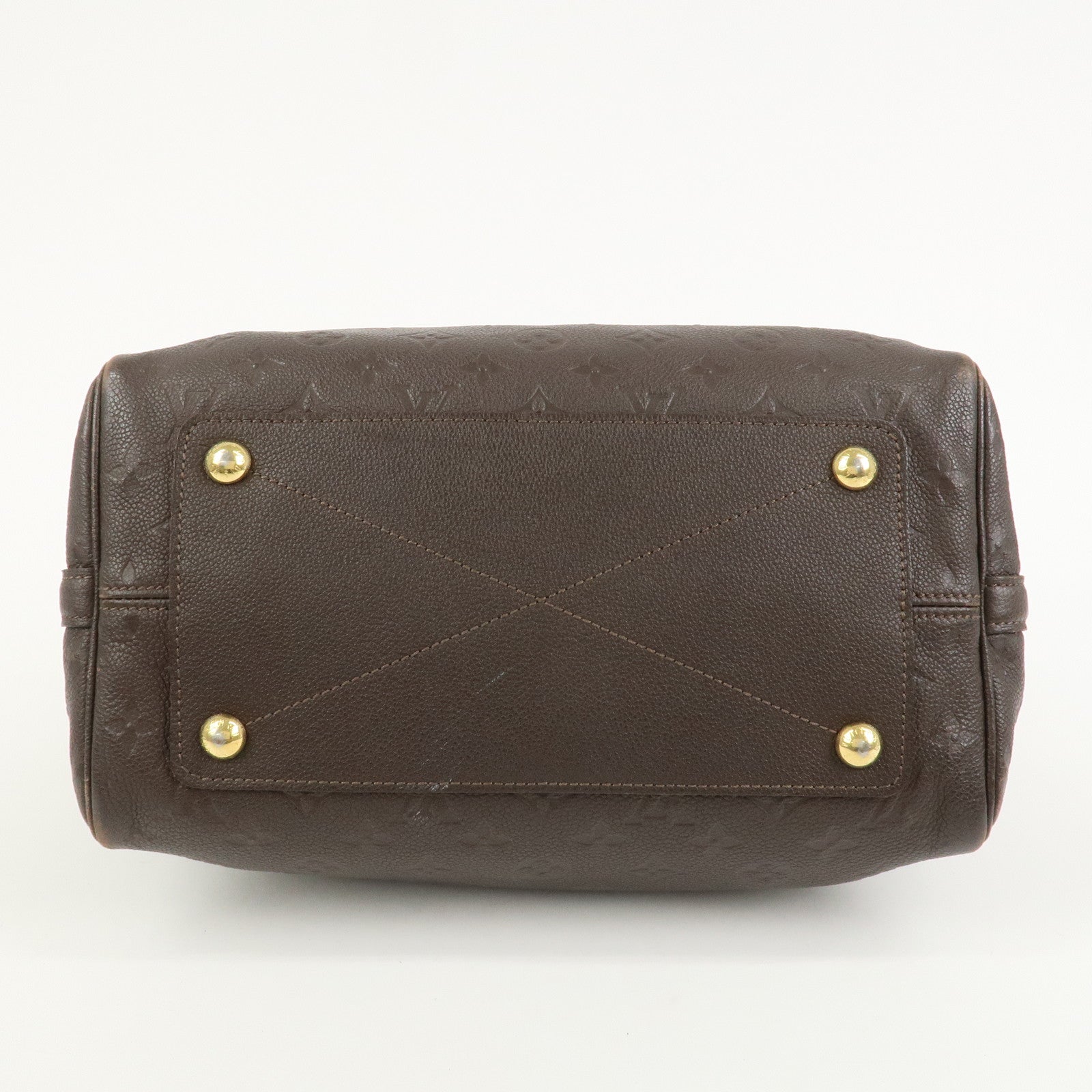 Louis Vuitton Monogram Empreinte Speedy 30 Bandouliere Terre M40751