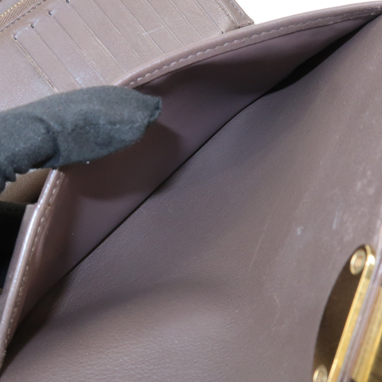 Louis Vuitton Monogram Mahina Portefeuille Amelia Wallet M58089