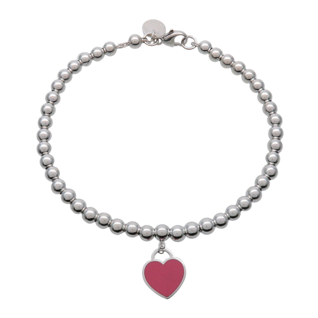 Tiffany & Co Return to Tiffany Mini Heart Tag Beads Bracelet SV925