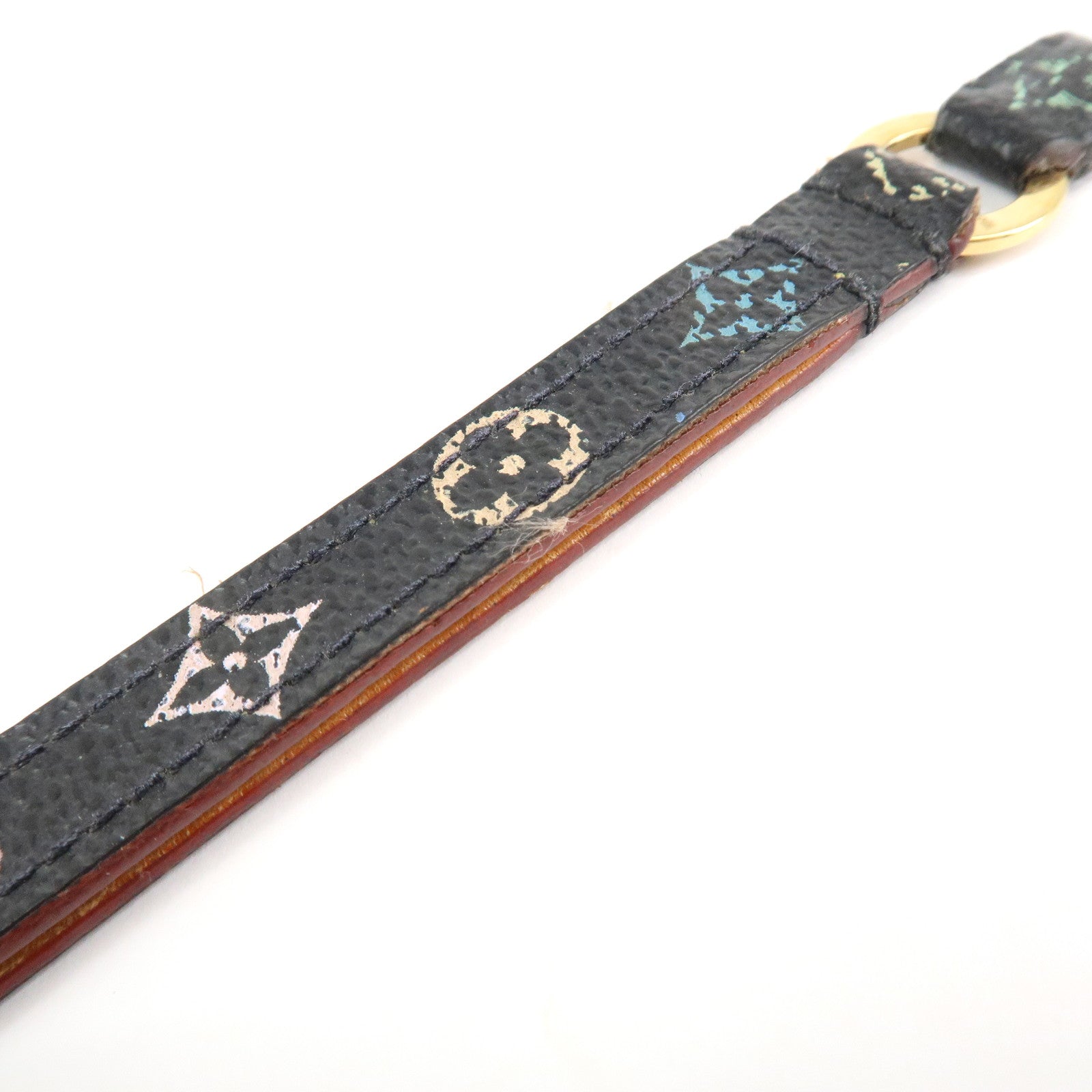 Louis Vuitton Monogram Mobile Strap Noir Multicolor M92598