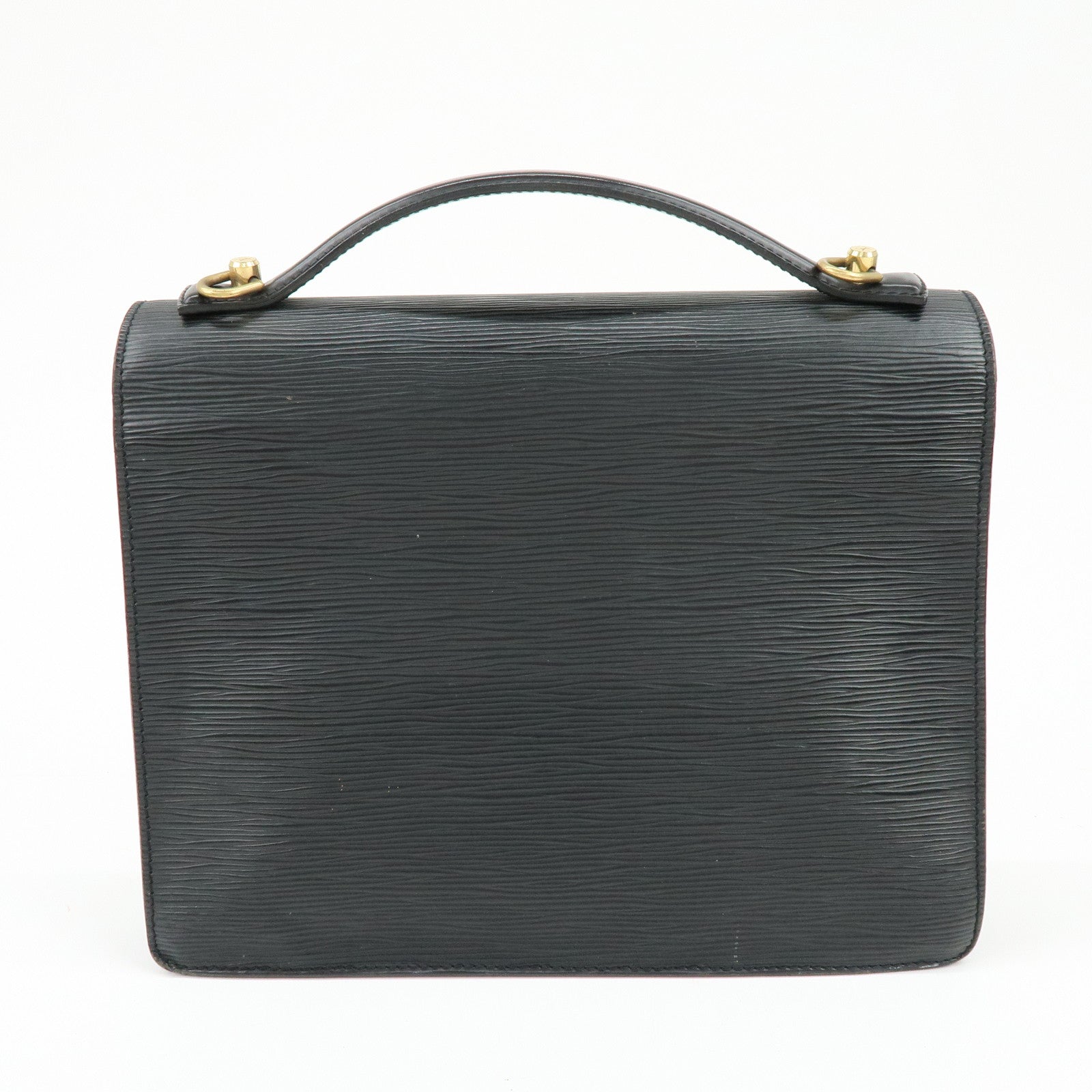 Louis Vuitton Epi Monceau 2Way Shoulder Bag Hand Bag Noir M52122