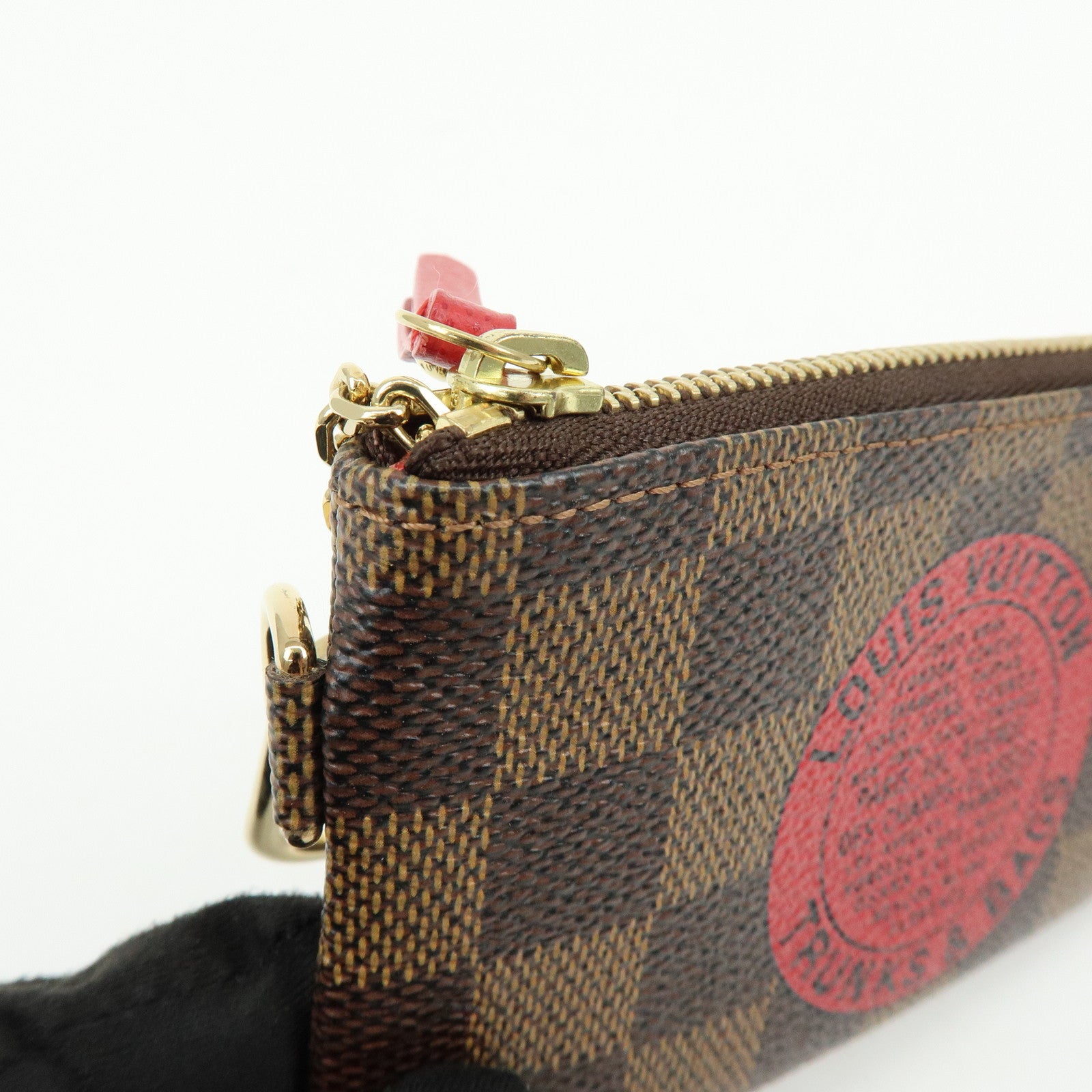 Louis Vuitton Damier T&B Pochette Cles Complice Coin Case N61742