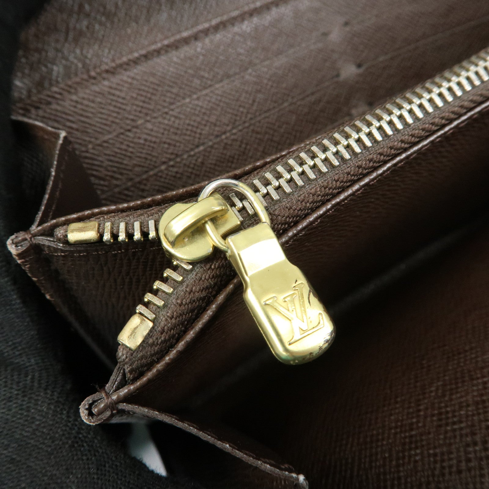 Louis Vuitton Damier Portefeuille Sarah Long Wallet Brown N61734