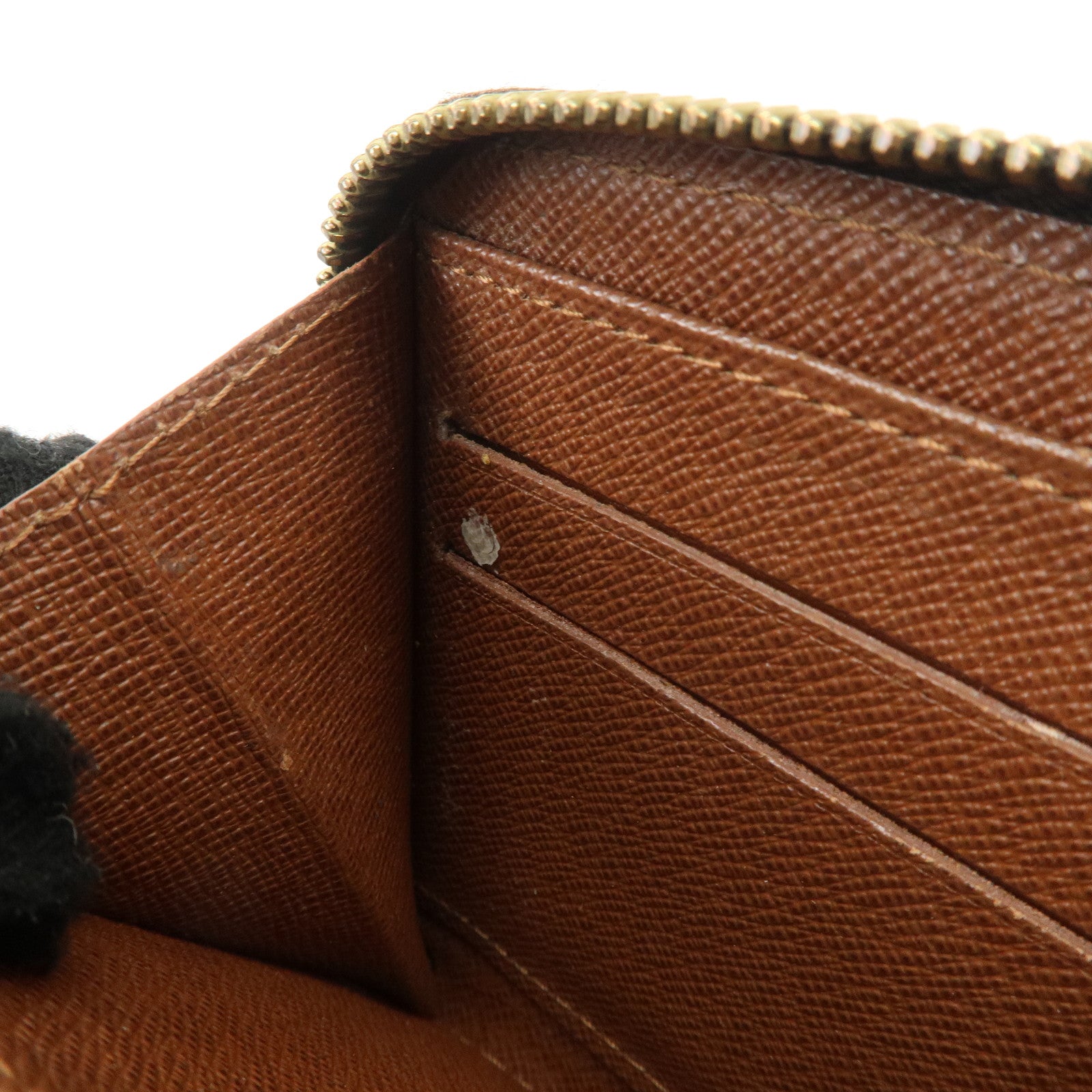 Louis Vuitton Set of 2 Monogram Canvas Round Zippy Long Wallet M60017 Used