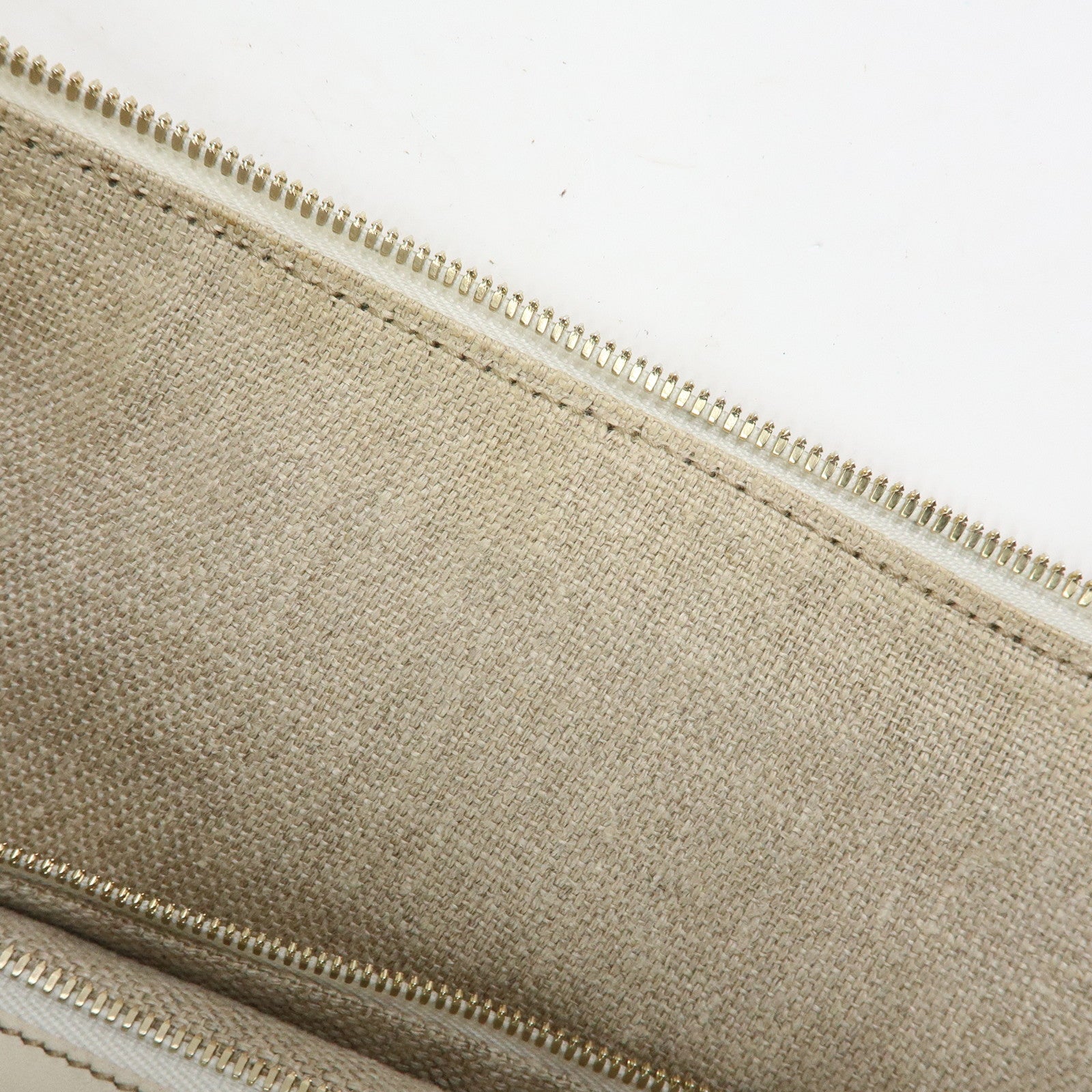 GUCCI Sherry Leather Shoulder Bag Hand Bag Ivory 154401