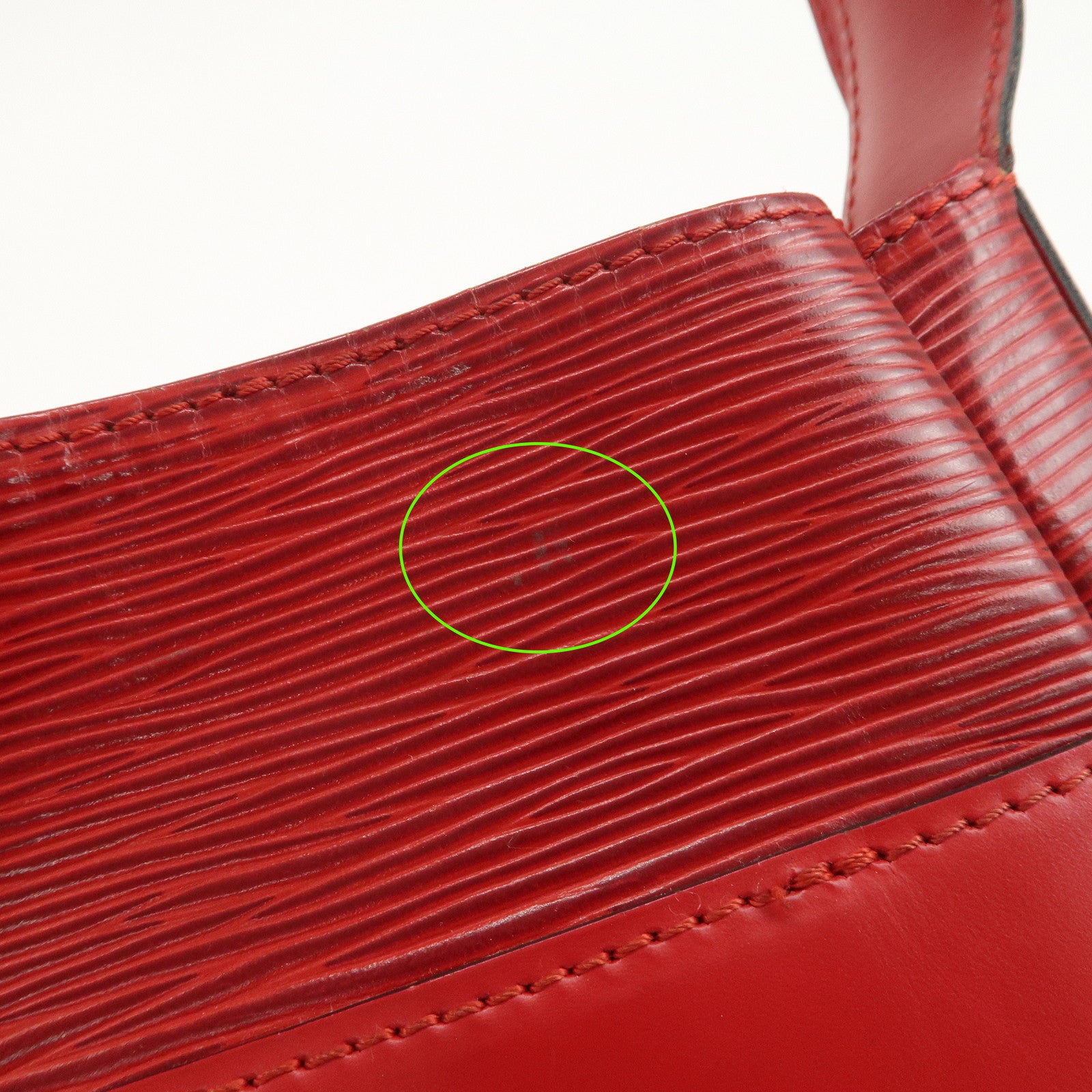 Louis Vuitton Epi Sac de Paul Shoulder Bag Castilian Red M80207