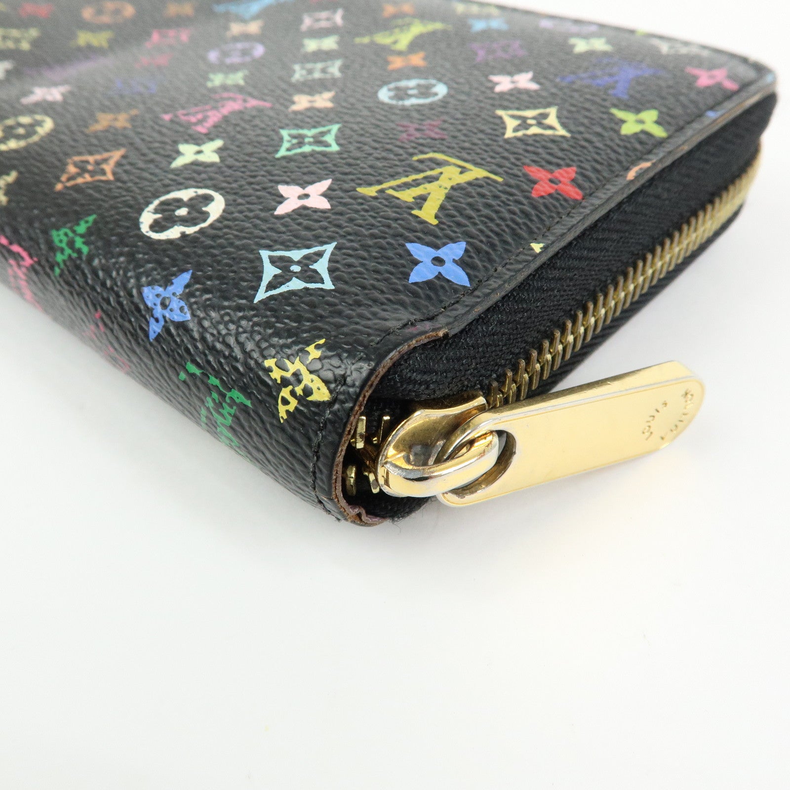 Louis Vuitton Monogram Multi Color Zippy Wallet Violet M60275