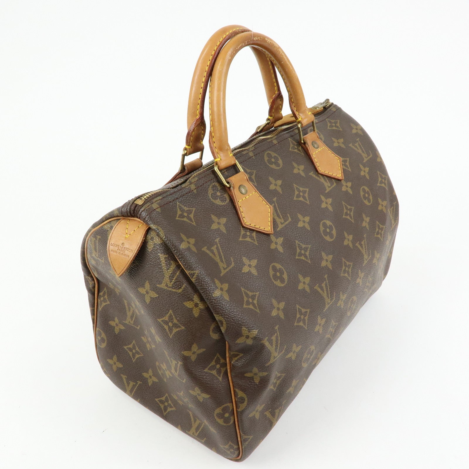 Louis Vuitton Monogram Speedy 30 Boston Bag Hand Bag Brown M41526