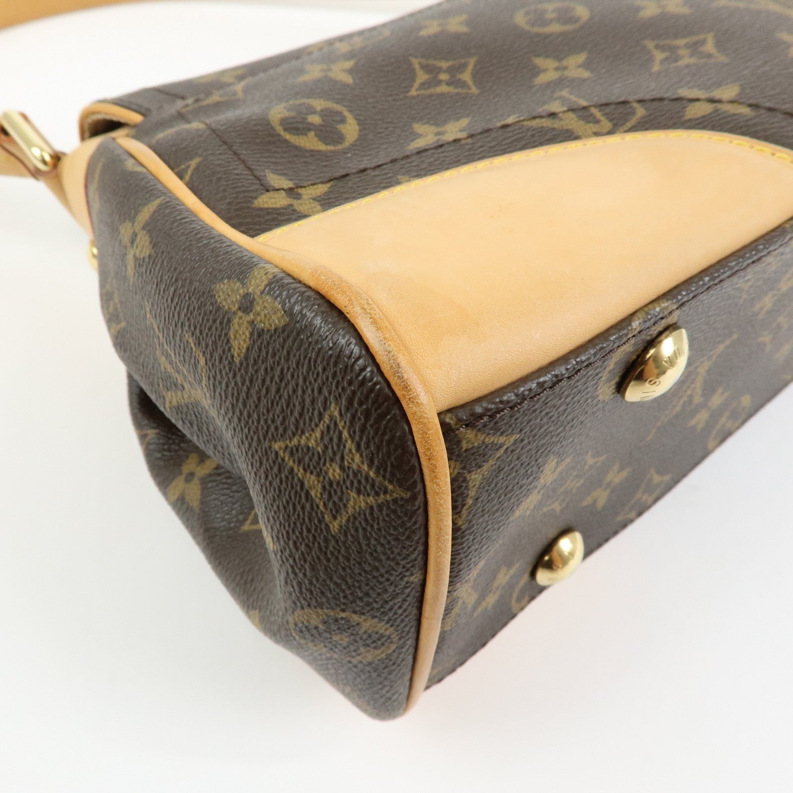 Louis Vuitton Monogram Beverly MM Shoulder Hand Bag Brown M40121