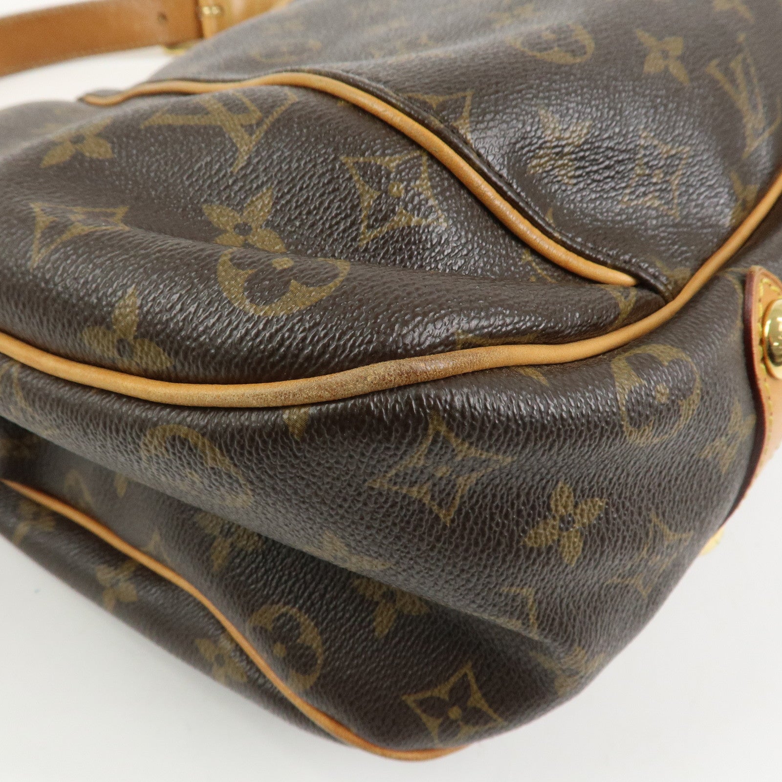 Louis Vuitton Monogram Galliera PM Shoulder Bag Brown M56382