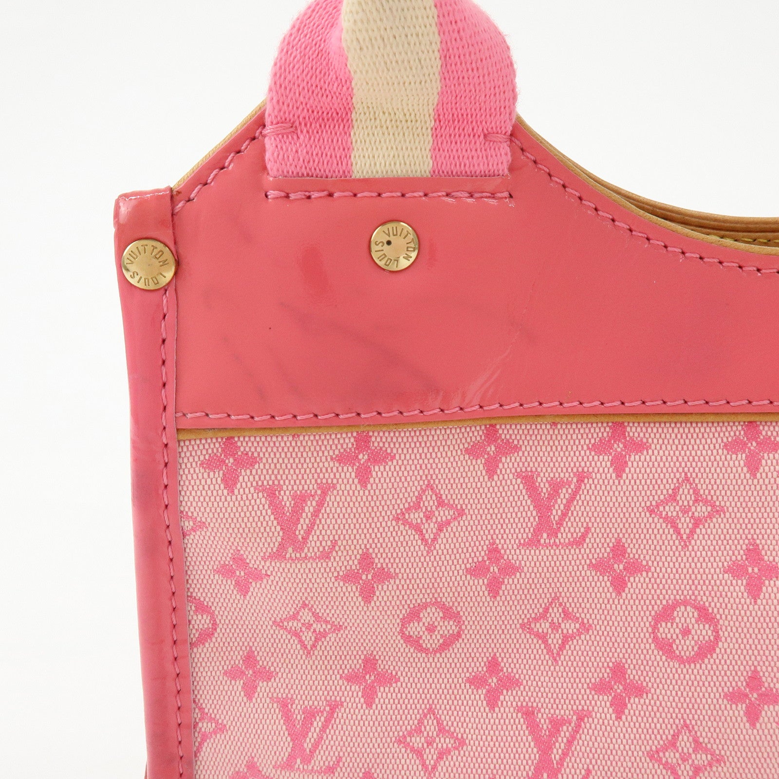 Louis Vuitton Monogram Mini Sac Catherine Hand Bag Pink M92930