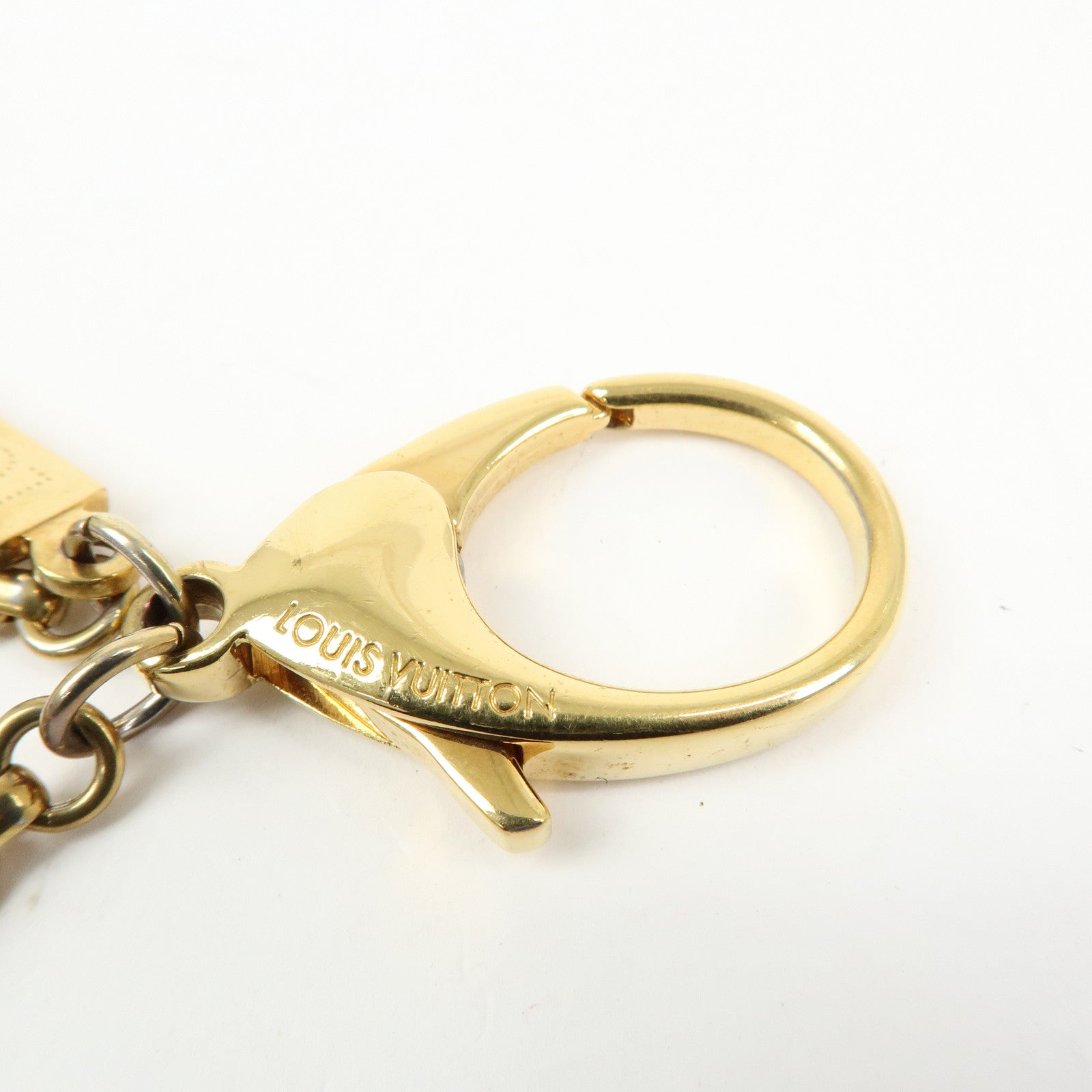 Louis Vuitton Bijoux Sac Tapage Metal Bag Charm Gold Silver M65090