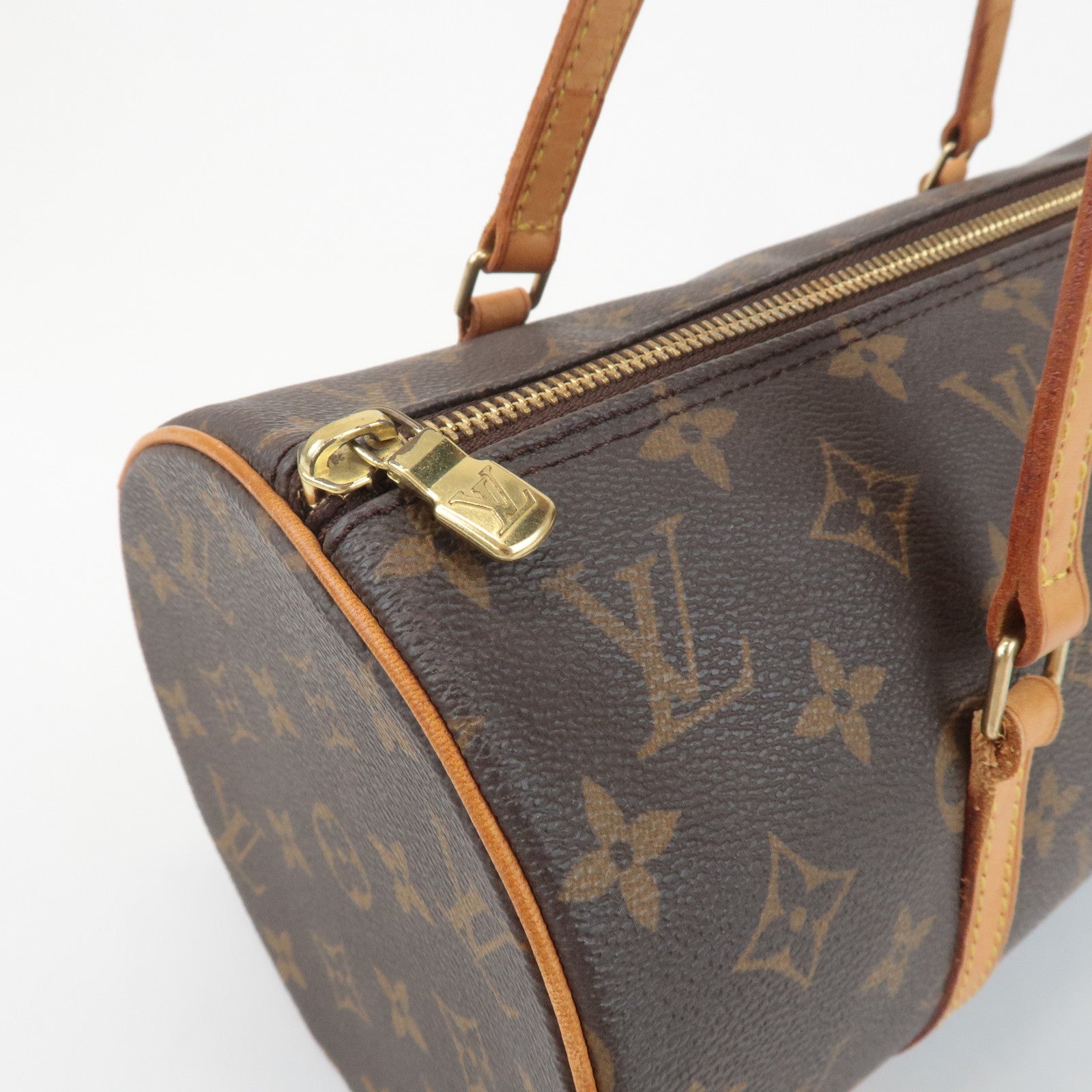 Louis Vuitton Monogram Papillon 30 Hand Bag New Style Brown M51385