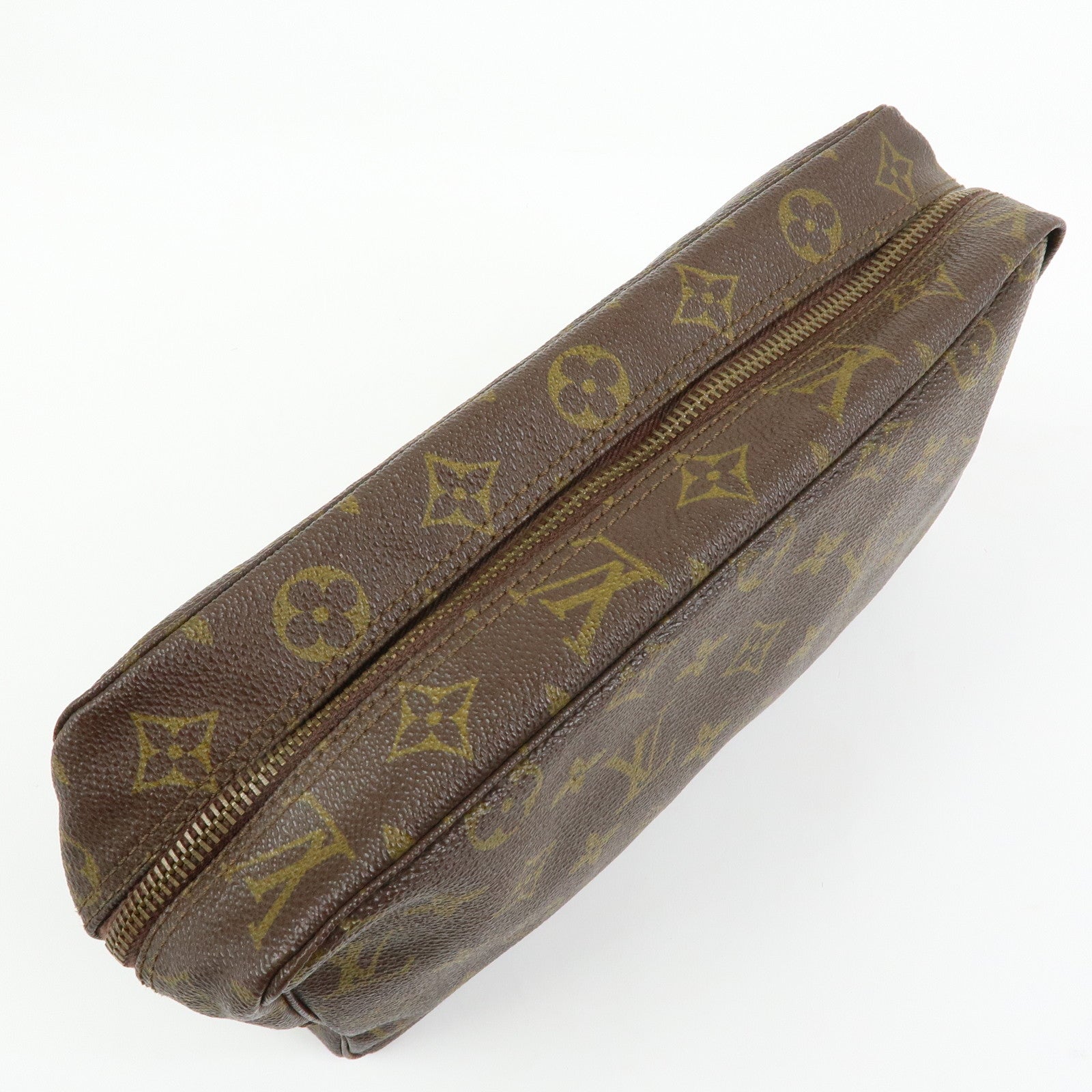 Louis Vuitton Monogram Trousse Toilette 28 Pouch Brown M47522