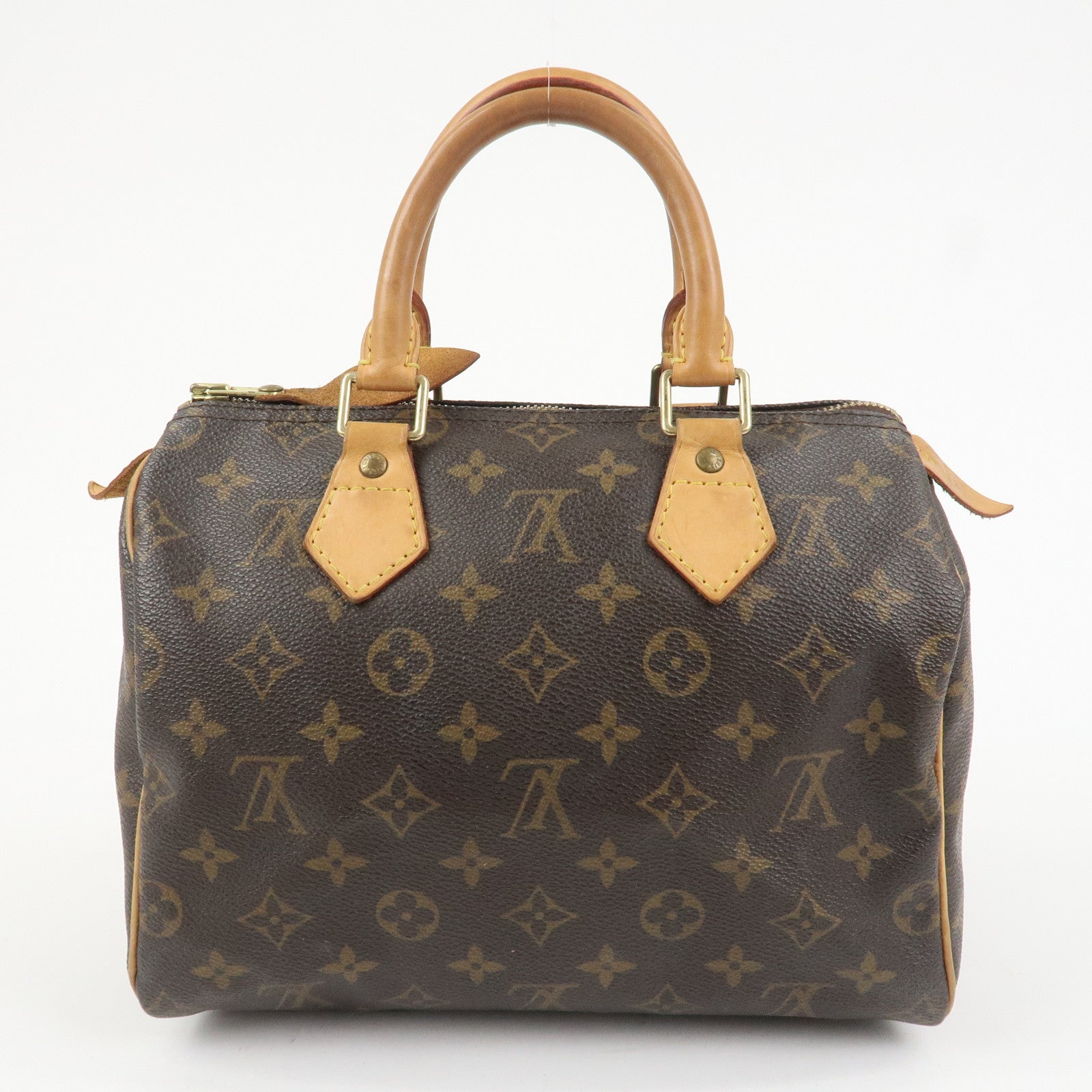 Louis Vuitton Monogram Speedy 25 Boston Bag Hand Bag Brown M41528