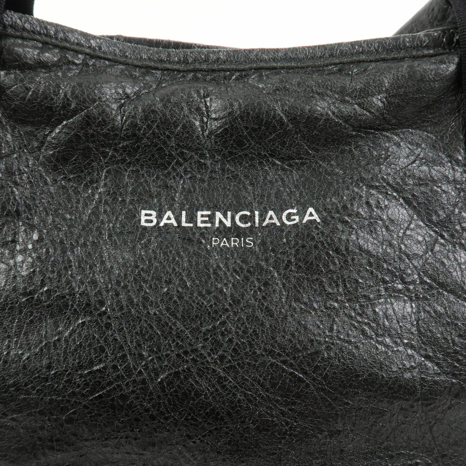BALENCIAGA Exclusive Line Leather Black 339933