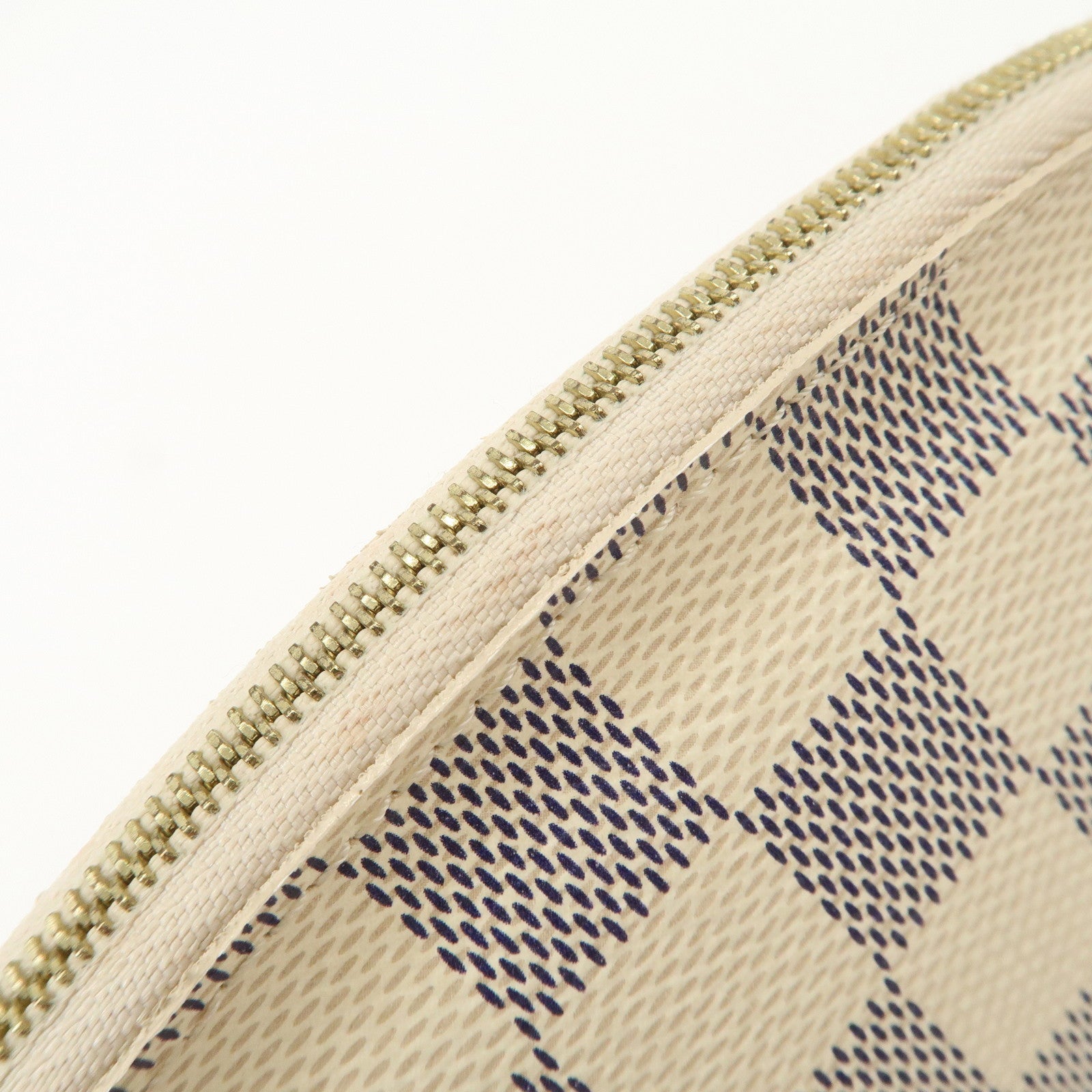Louis Vuitton Damier Azur Pochette Cosmetic Pouch N60024