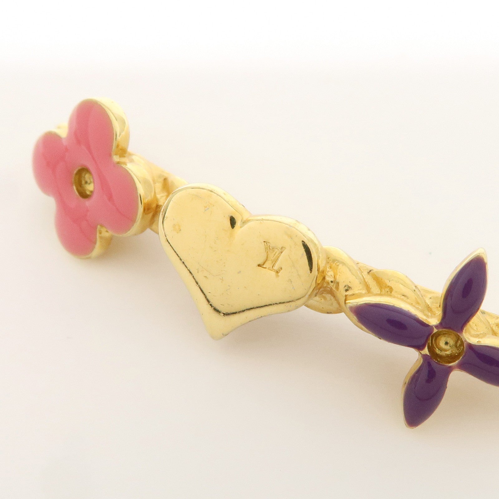 Louis Vuitton Sweet Monogram Valletta A Pair of Hair Clips M65371