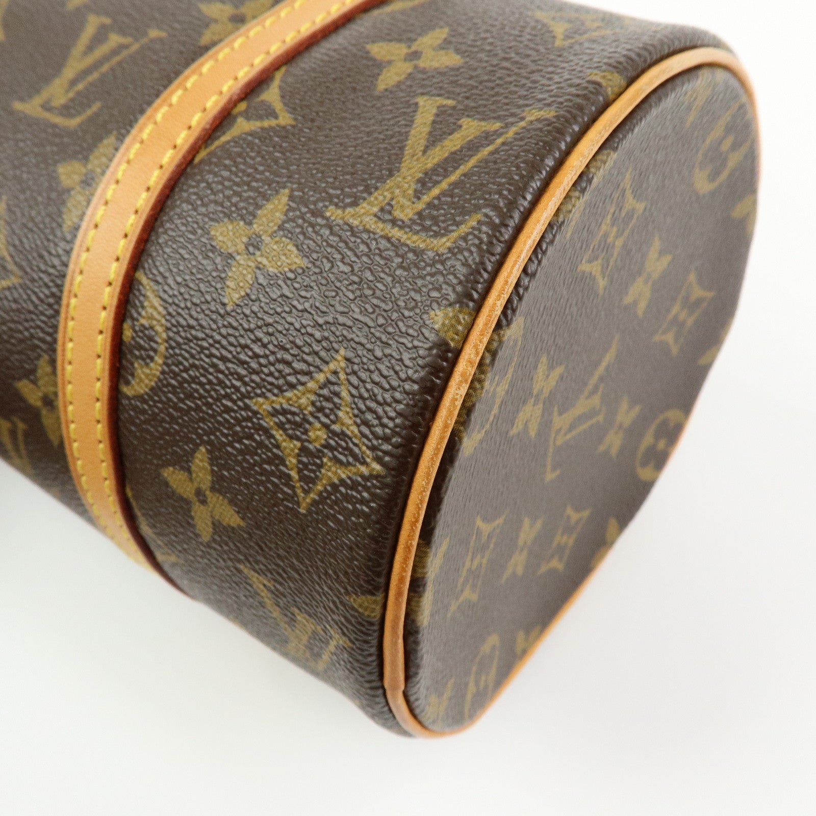 Louis Vuitton Monogram Papillon 26 Hand Bag Brown M51386
