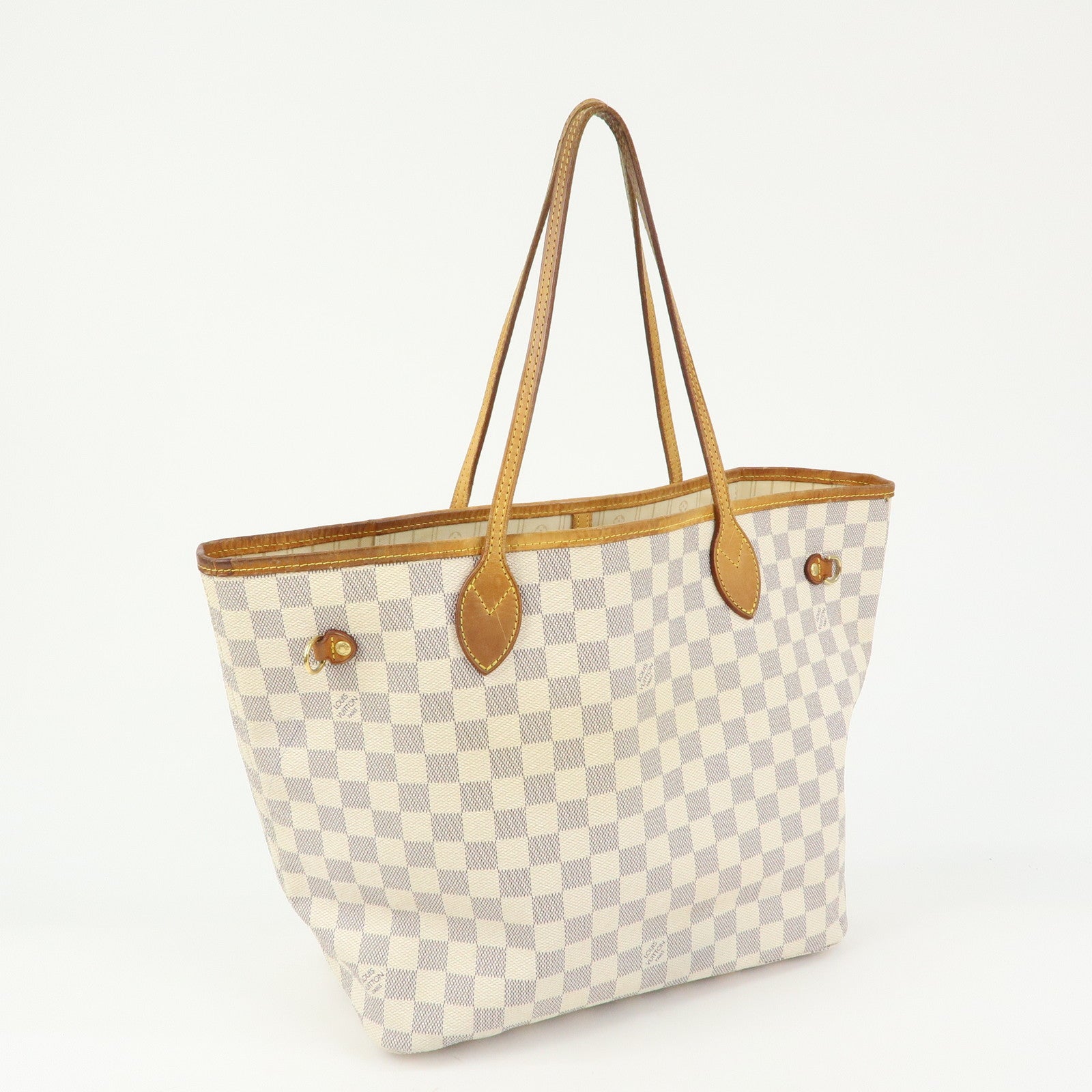 Louis Vuitton Damier Azur Neverfull MM Tote Bag Shoulder Bag N51107