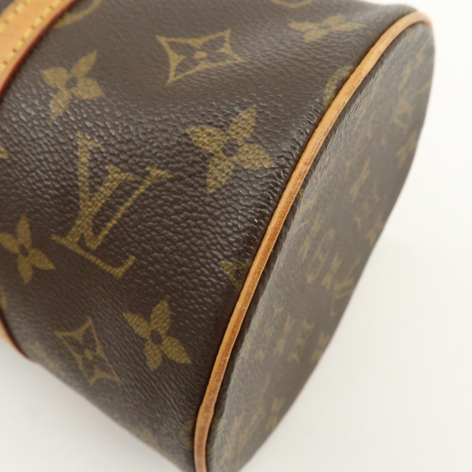 Louis Vuitton Monogram Papillon 30 Hand Bag New Style Brown M51385