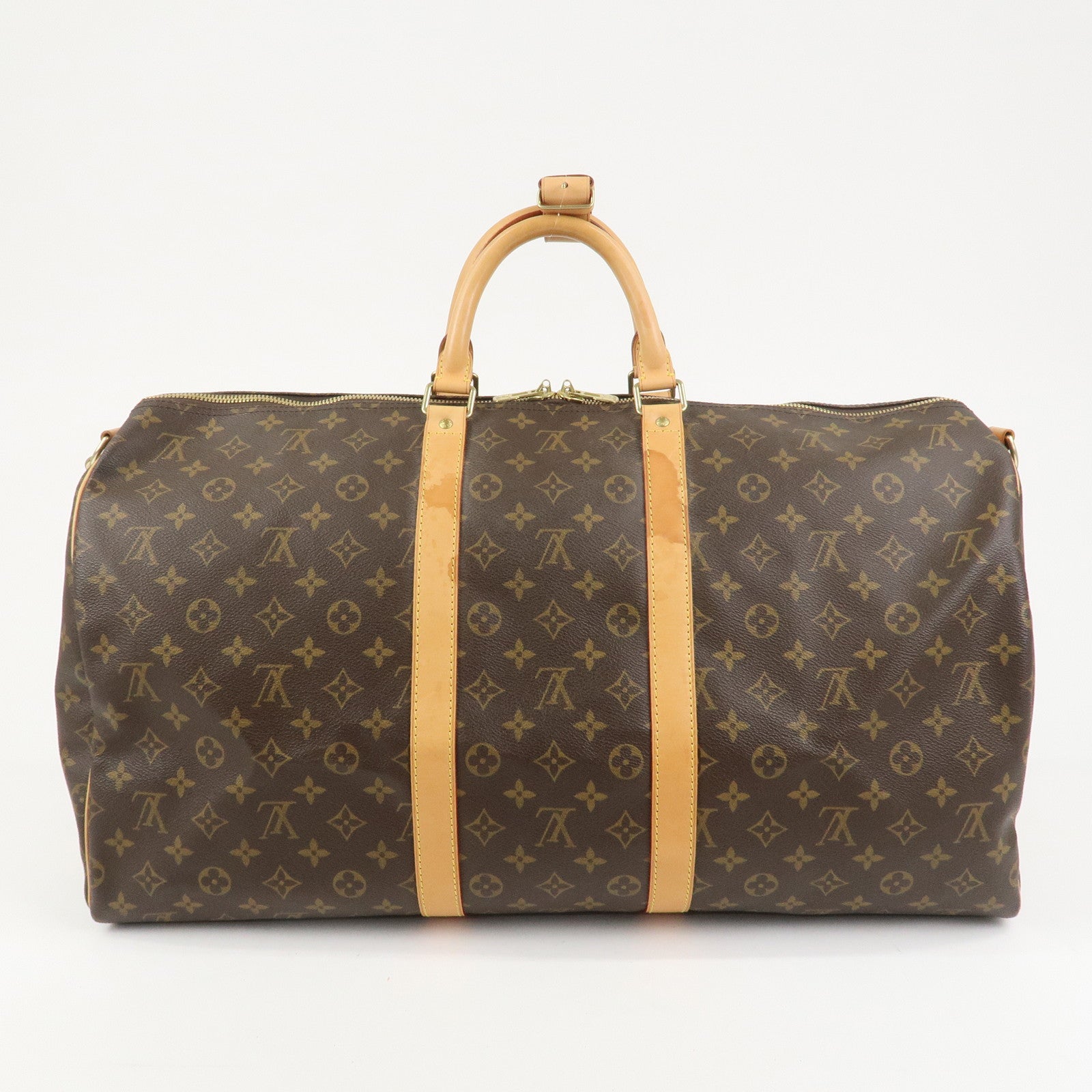 Louis Vuitton Monogram Keep All Bandouliere 55 Boston Bag M41414