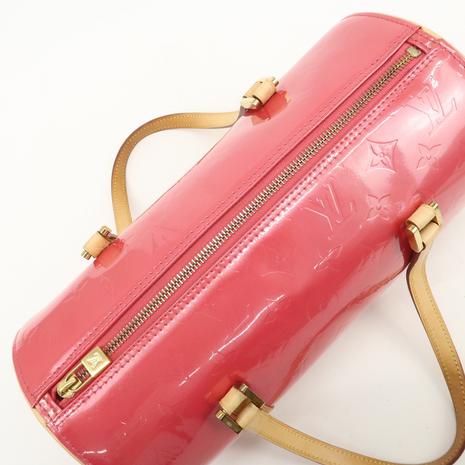 Louis Vuitton Monogram Vernis Bedford Hand Bag Framboise M9133F