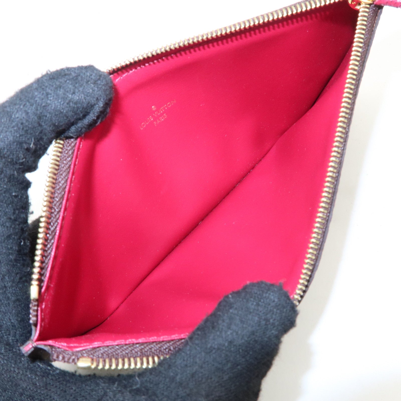 Louis Vuitton Monogram Pochette Felicie Shoulder Bag Brown M61276 Used